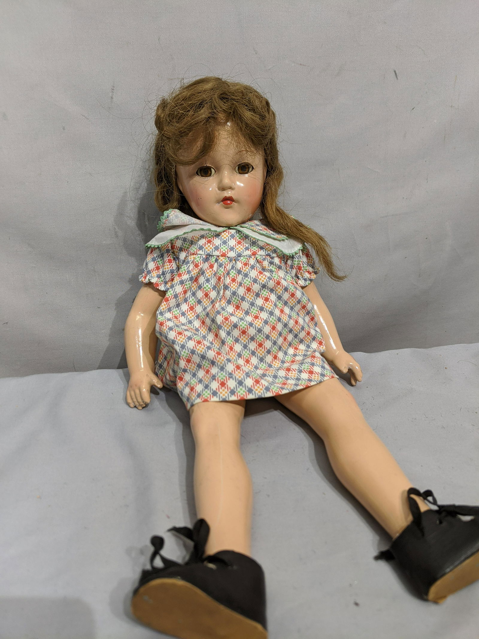Vintage Effanbee Composition Anne Shirley 14 High Doll (1 of 7)