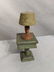 Set 8 Pcs Antique Green Doll House Furniture - 3