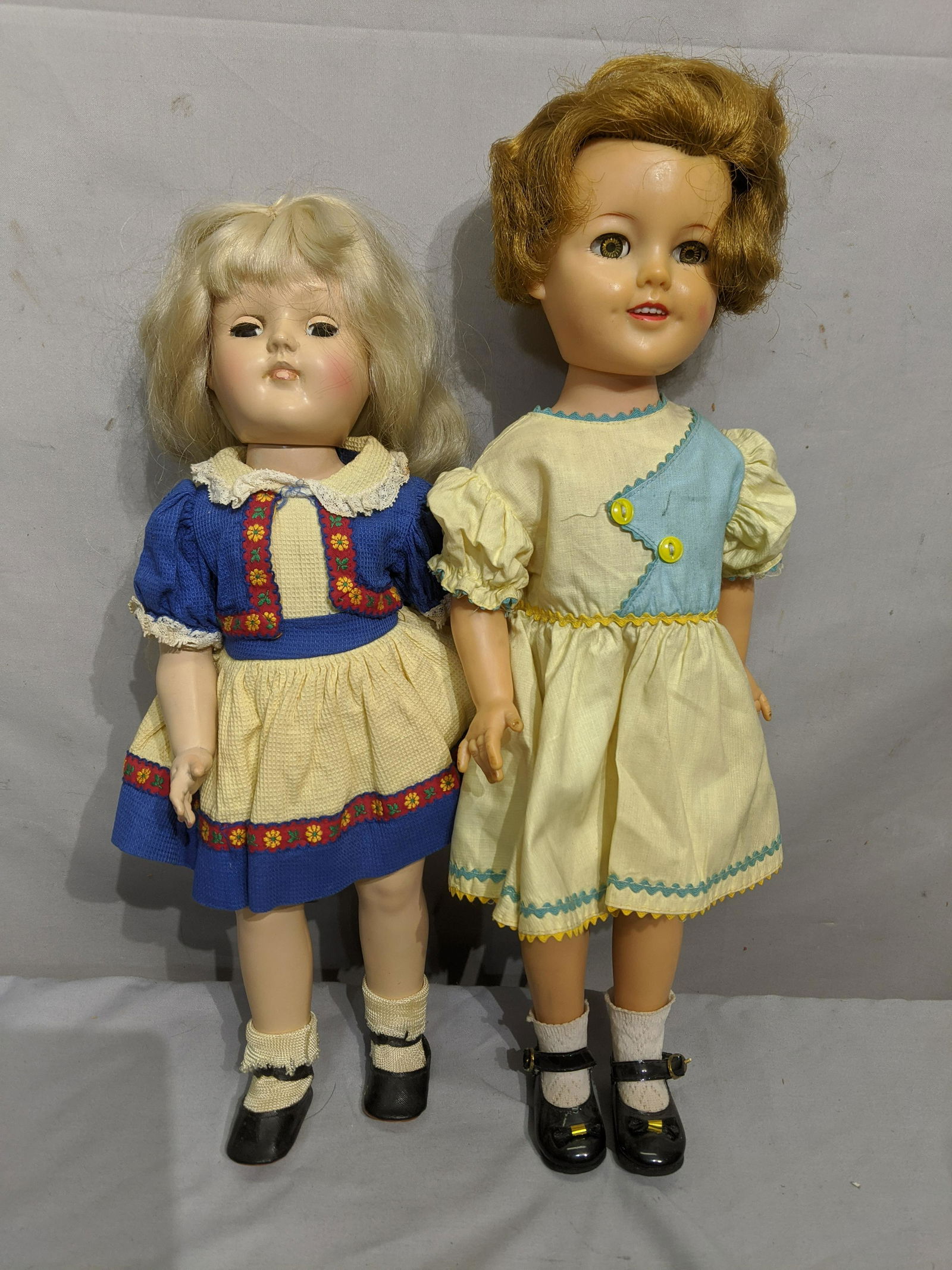 2 Ideal Plastic Dolls Shirley Temple St-17-1 & P-91 (1 of 9)