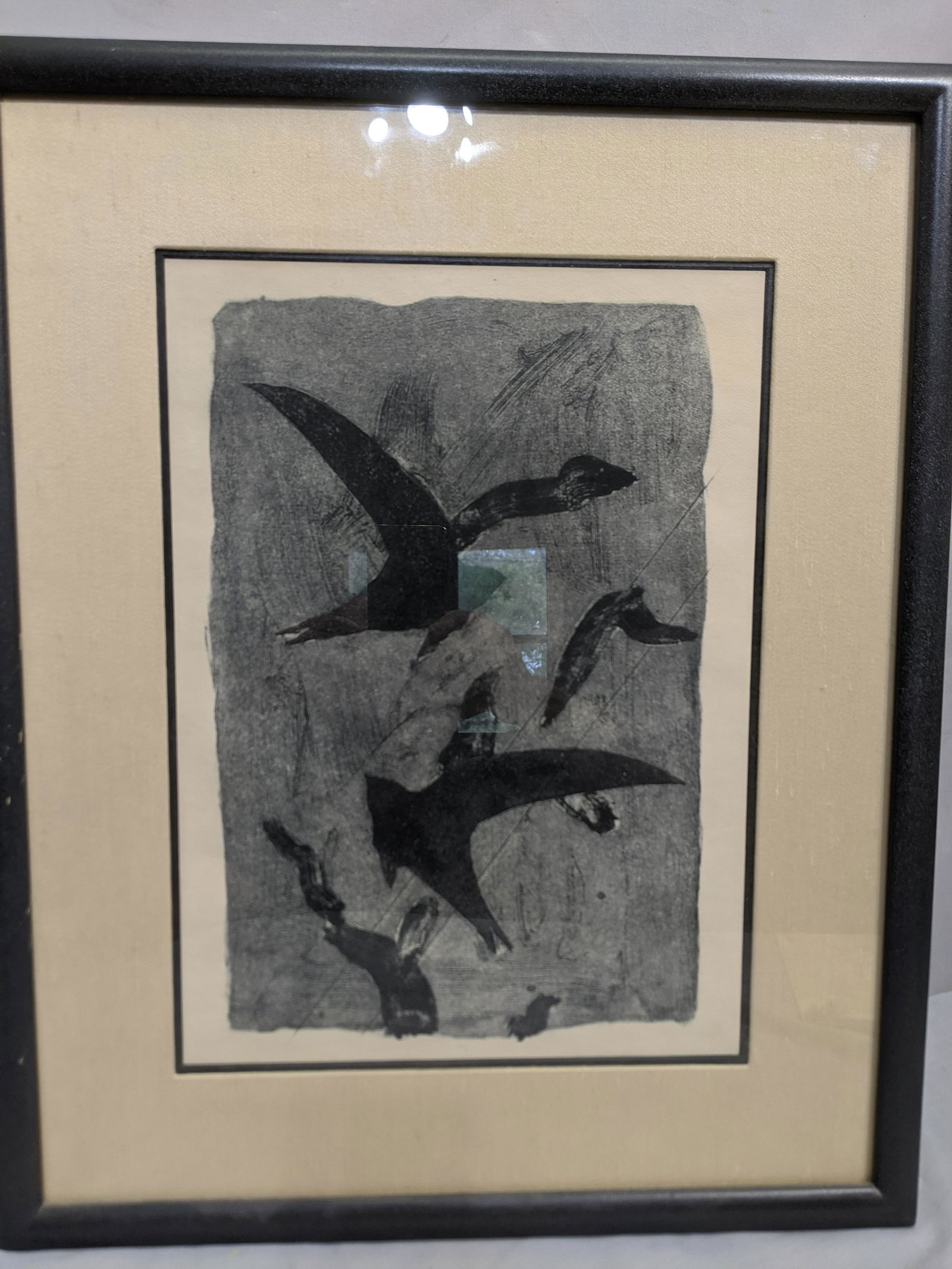 George Braque Birds in Flight Framed Lithograph w/ COA (1 of 10)