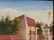Vintage Haitian Black Folk Art Signed Oil Painting of - 3