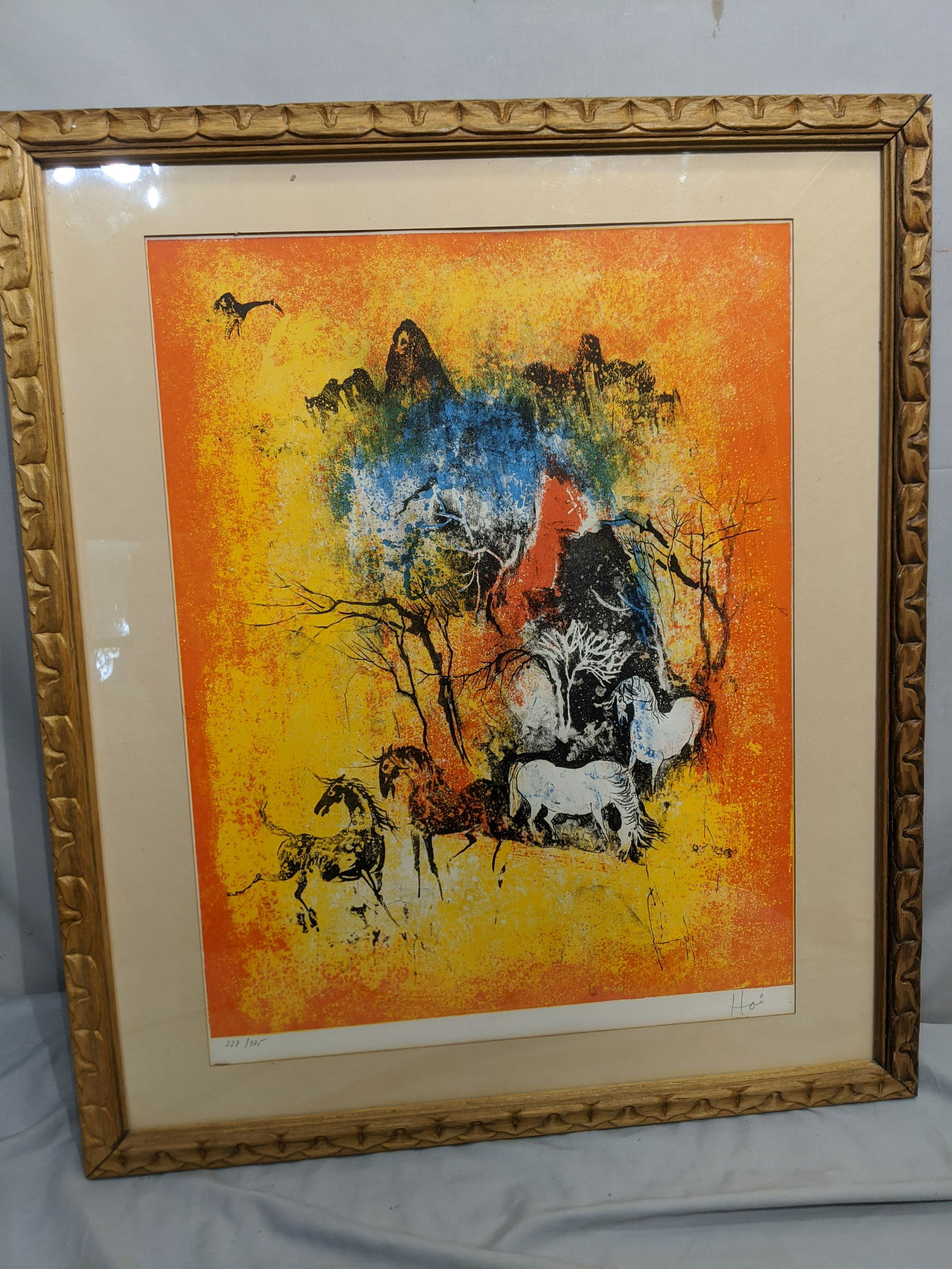 Hoi Lebadang LTD ED Pencil Signed Abstract Lithograph (1 of 14)
