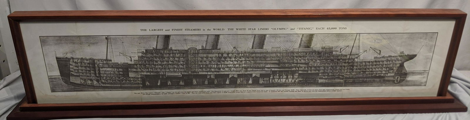 White Star Lines Olympic Titanic Steamship Framed (1 of 13)