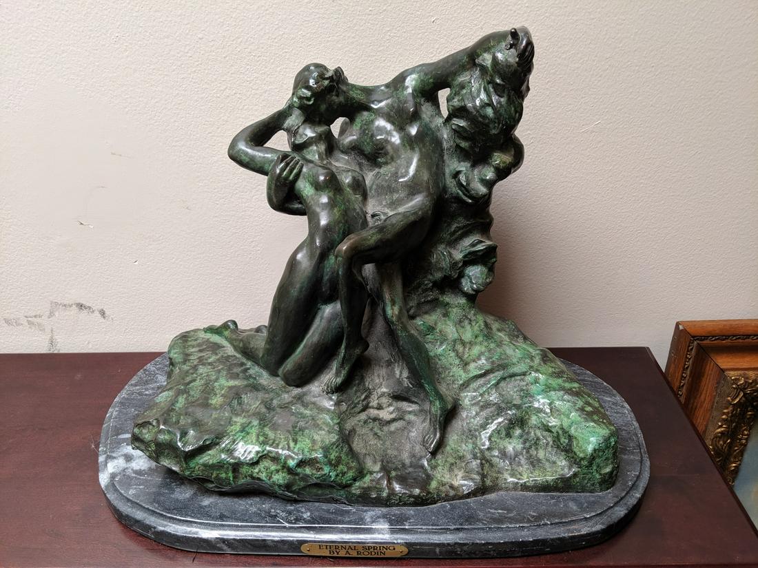Large Eternal Spring Bronze by Auguste Rodin Foundry (1 of 14)