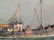 William Goadby Lawrence Fishing Boat Oil Painting - 7