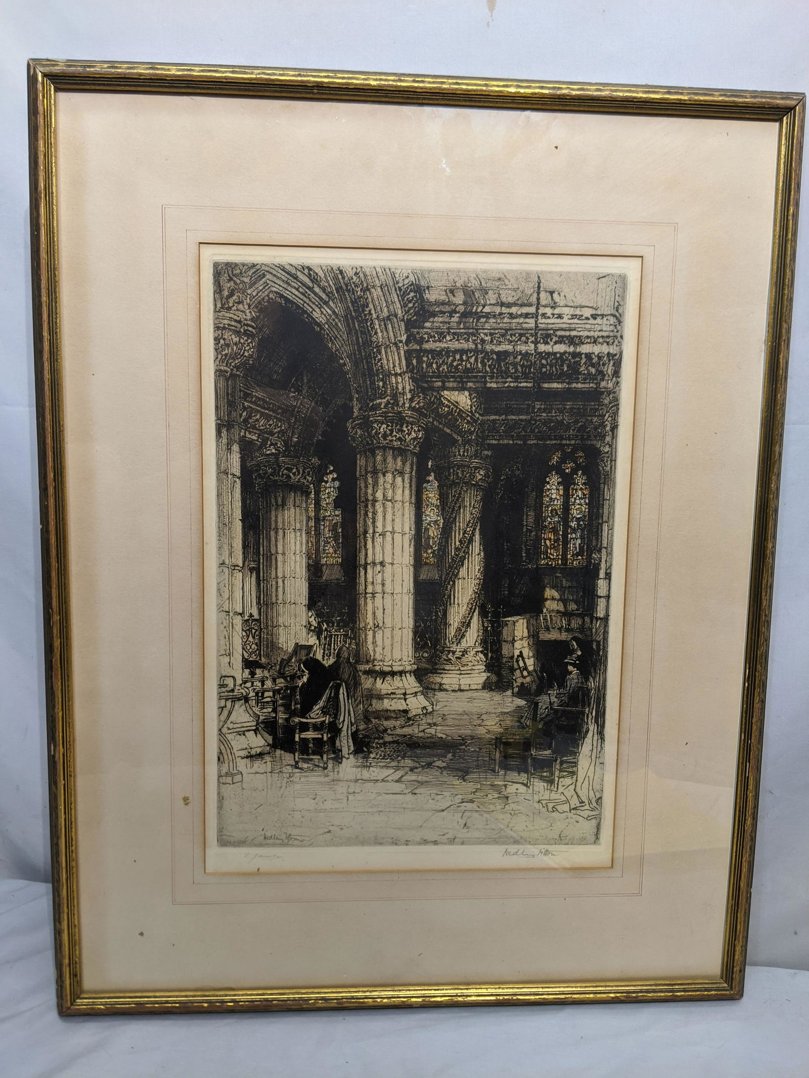 Hedley Fitton Roslyn Chapel Edinburgh Jacobi Print (1 of 15)