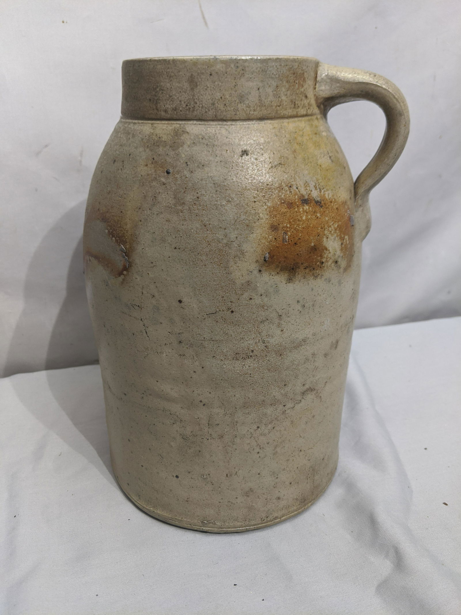 Antique Galena Illinois Redware Stoneware Crock Jug (1 of 7)