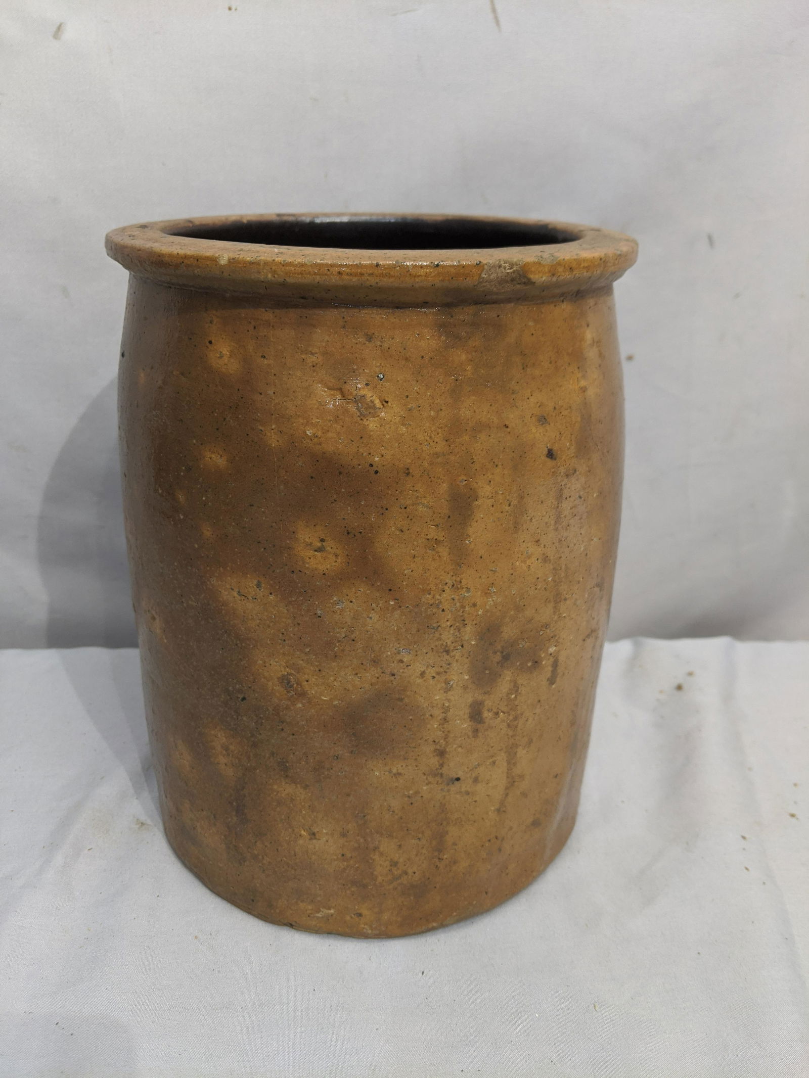 Antique Galena Illinois Brown Stoneware Crock (1 of 7)