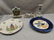 Lot 5 Henriot Quimper France Pottery Plate Clock