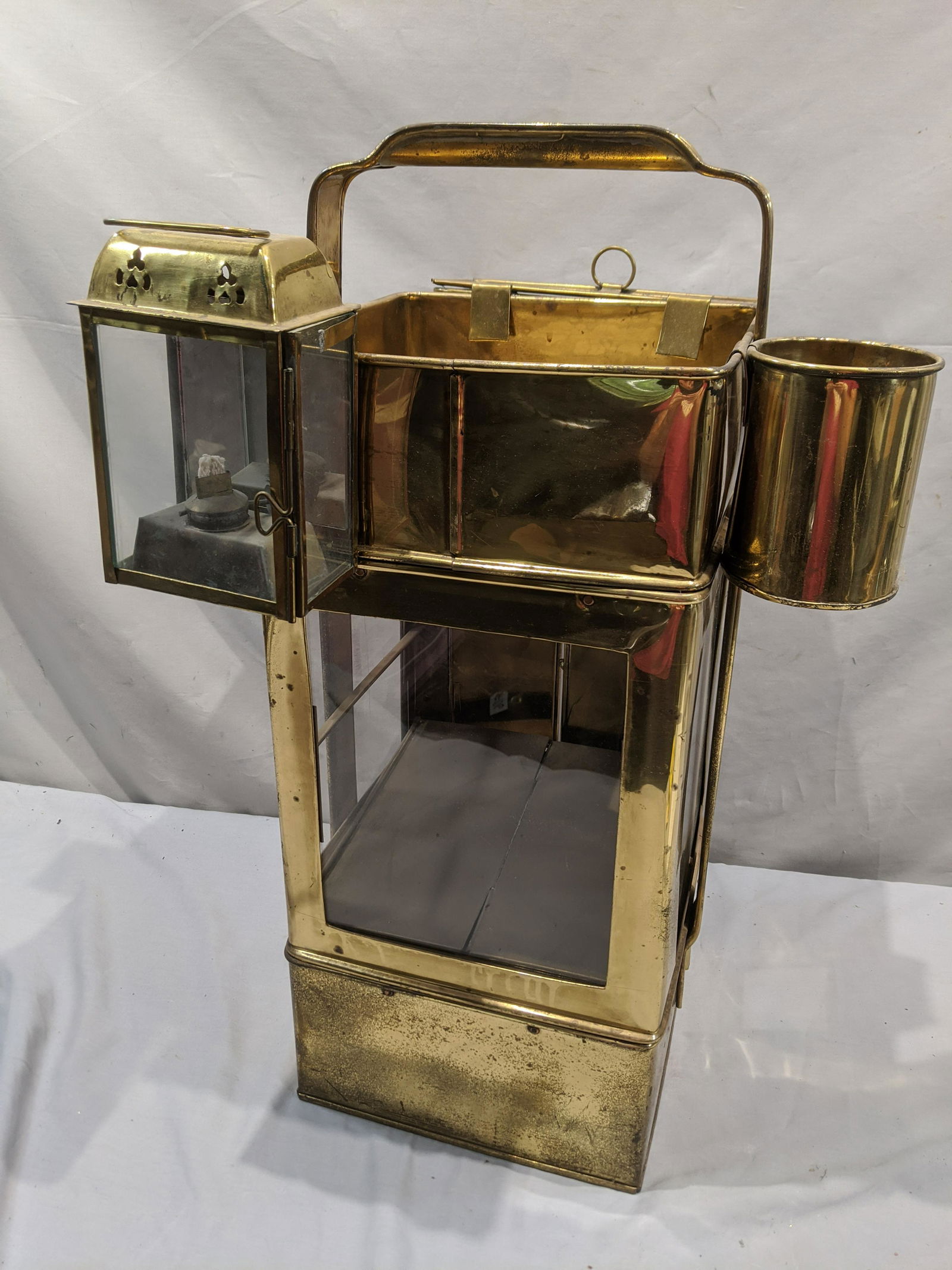 Vintage Farmhouse Primitive Portable Coffee Machine (1 of 9)