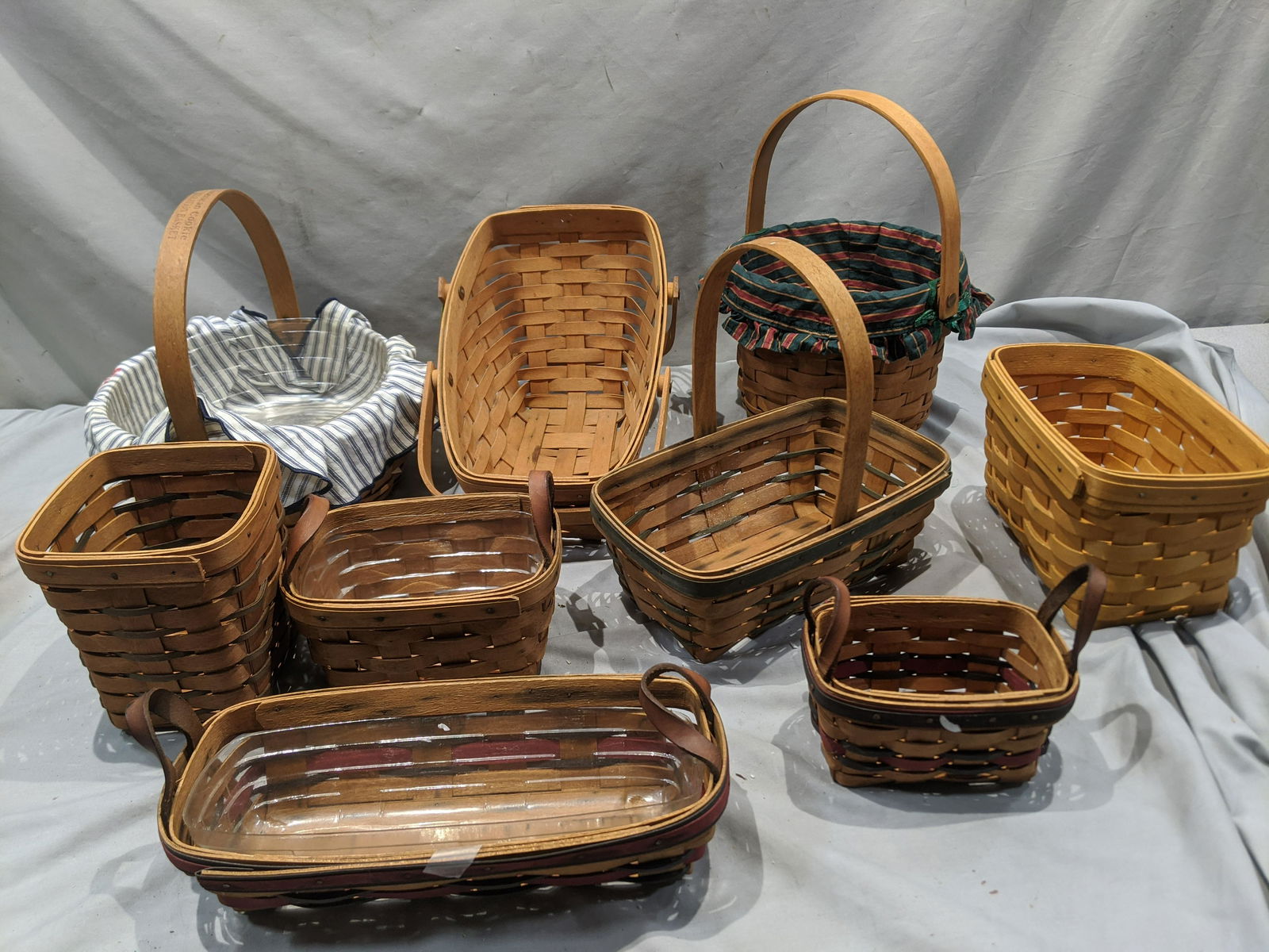 Lot 9 1990's Artist Signed Handwoven Longaberger (1 of 11)