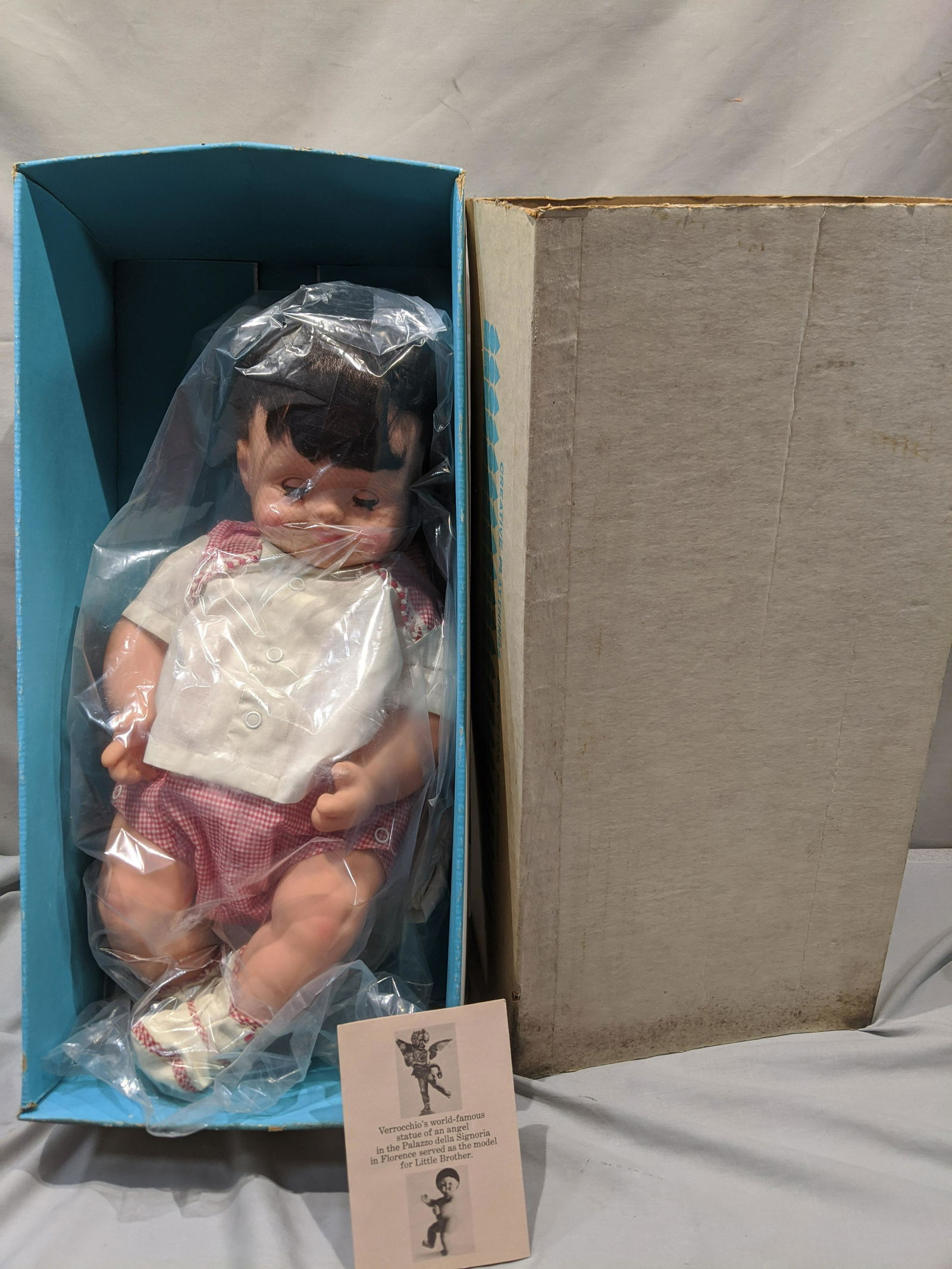 C Podrey France Creative Playthings Doll New in Box: C Podrey France Creative Playthings Doll New in Box. Measurements in inches: 19 high Condition:New in box with no problems Shipping:We offer in-house shipping. Item(s) will be packed after invoice is