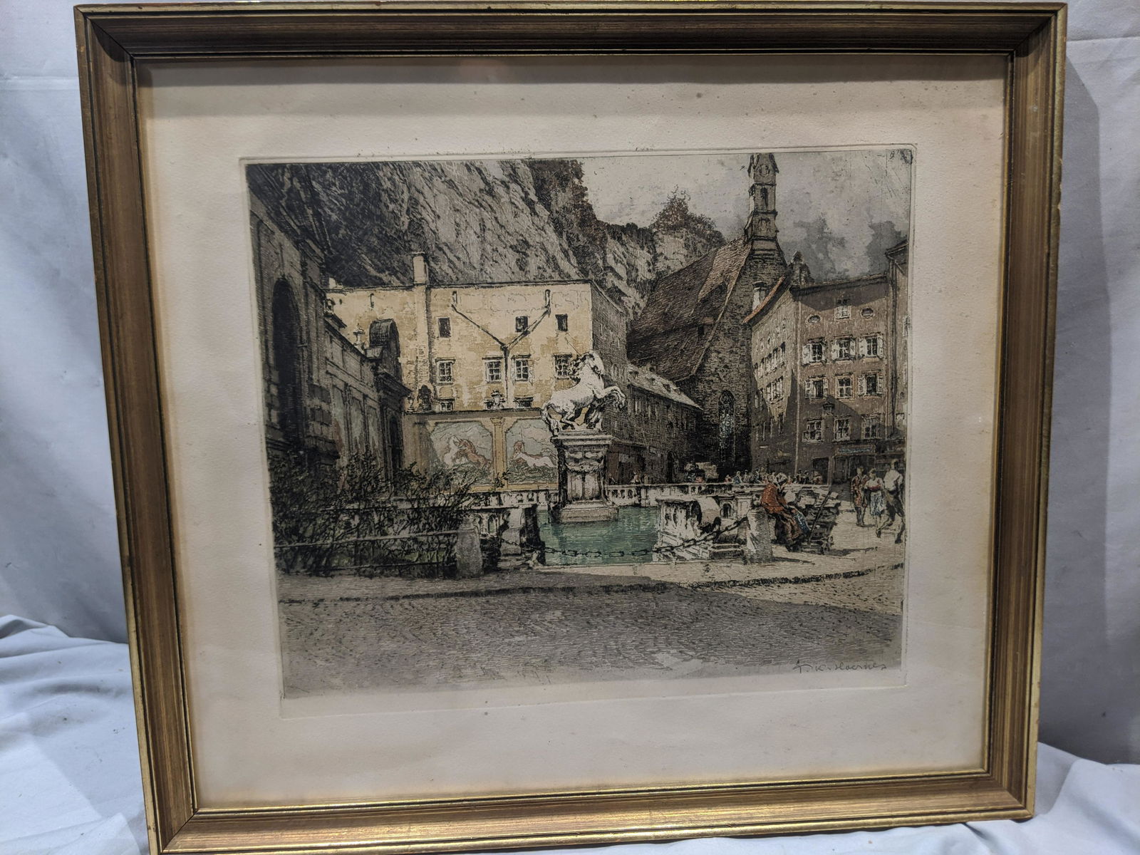 Tanna Kasimir-Hoernes Bavarian Town Color Etching (1 of 14)