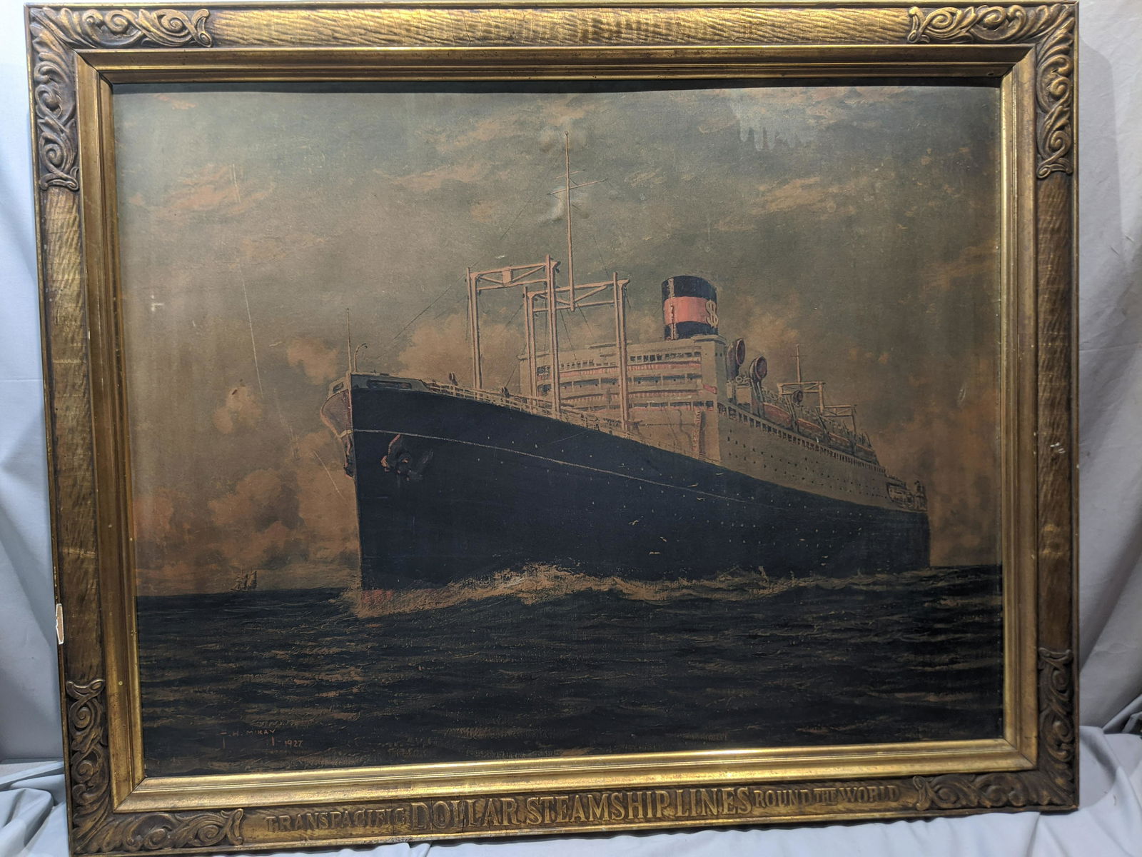 Transpacific Dollar Steamship Lines Large Framed Print (1 of 13)