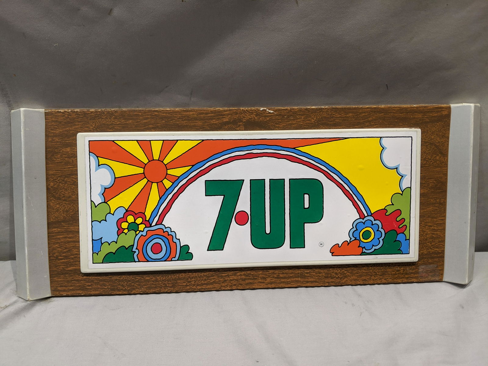 1970's 7up Cola Andy Warhol Plastic Advertising Sign (1 of 7)