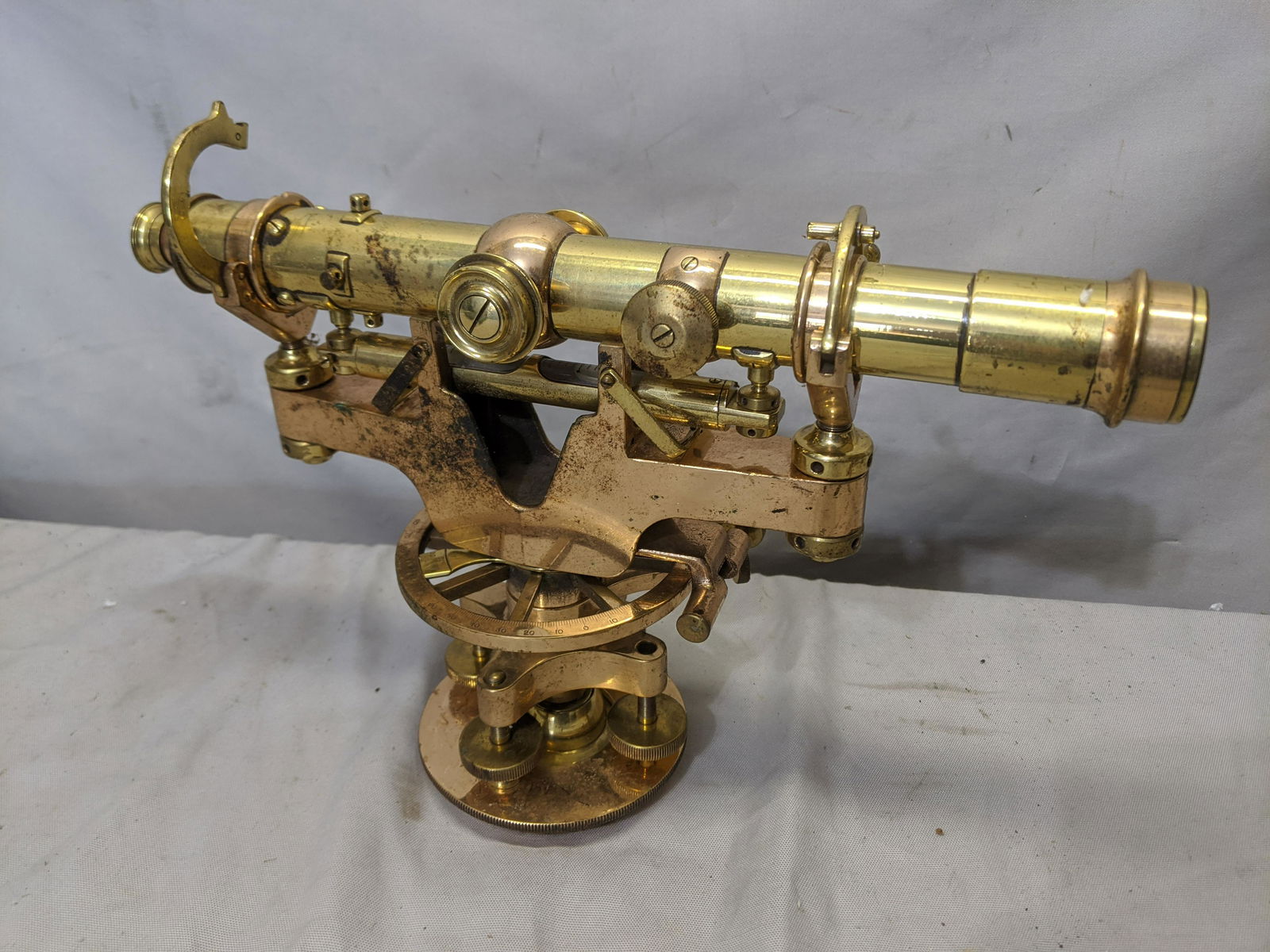 Antique David White Co Brass Transit Patent 5480 (1 of 7)