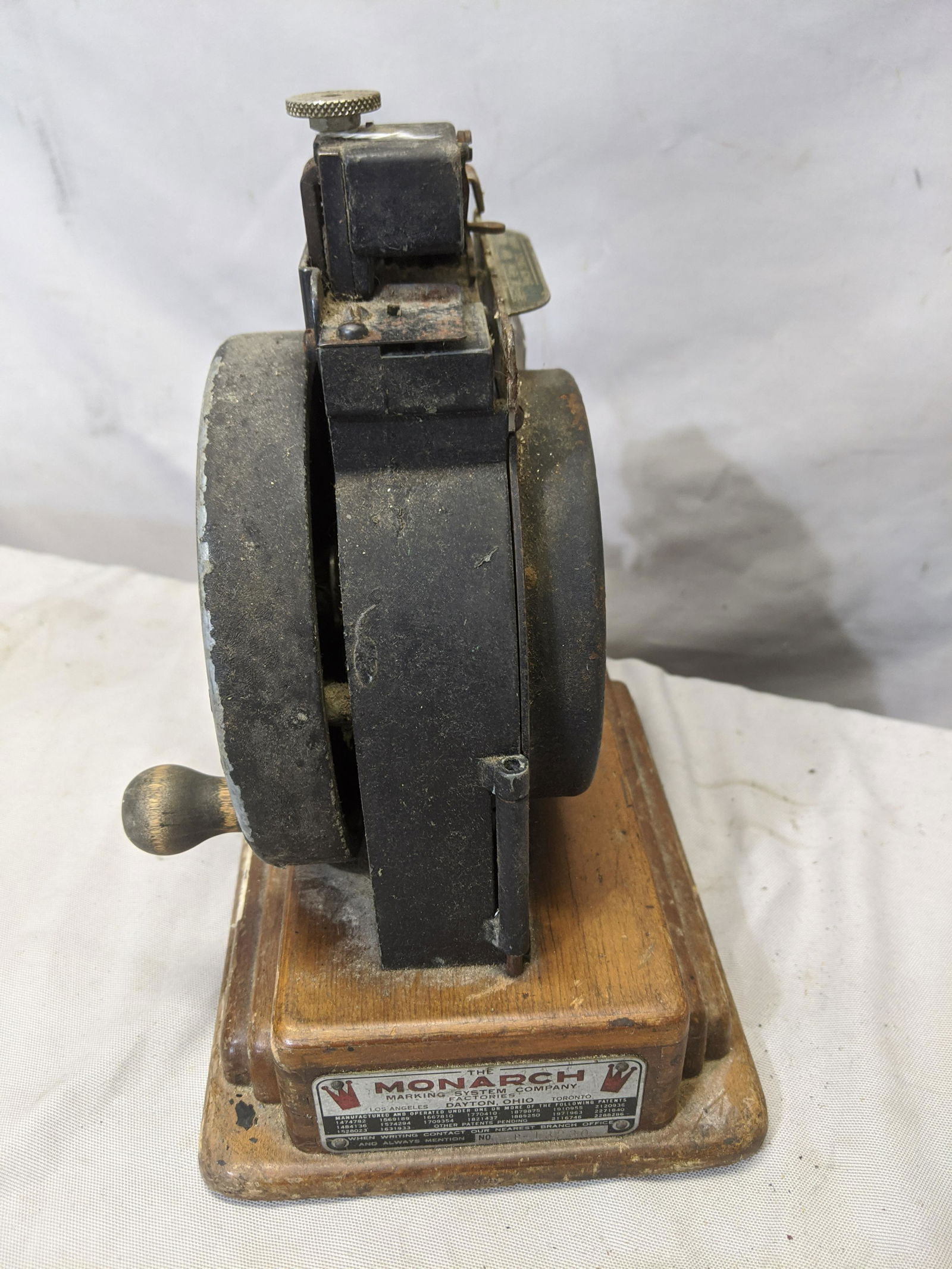 Antique Monarch Pathfinder Type Marking System Machine (1 of 7)