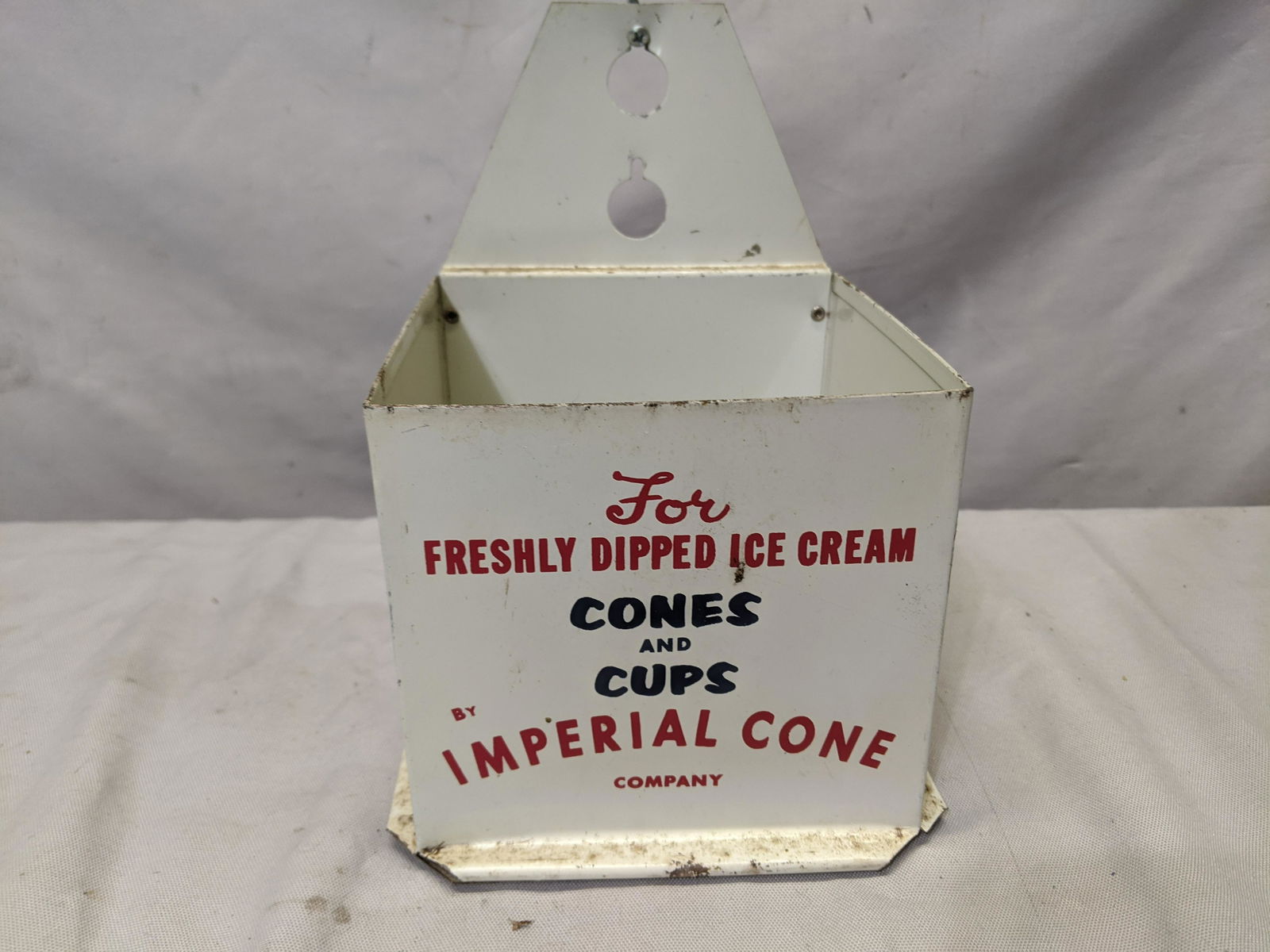 Vintage Imperial Ice Crema Cone Co Store Dispenser (1 of 4)