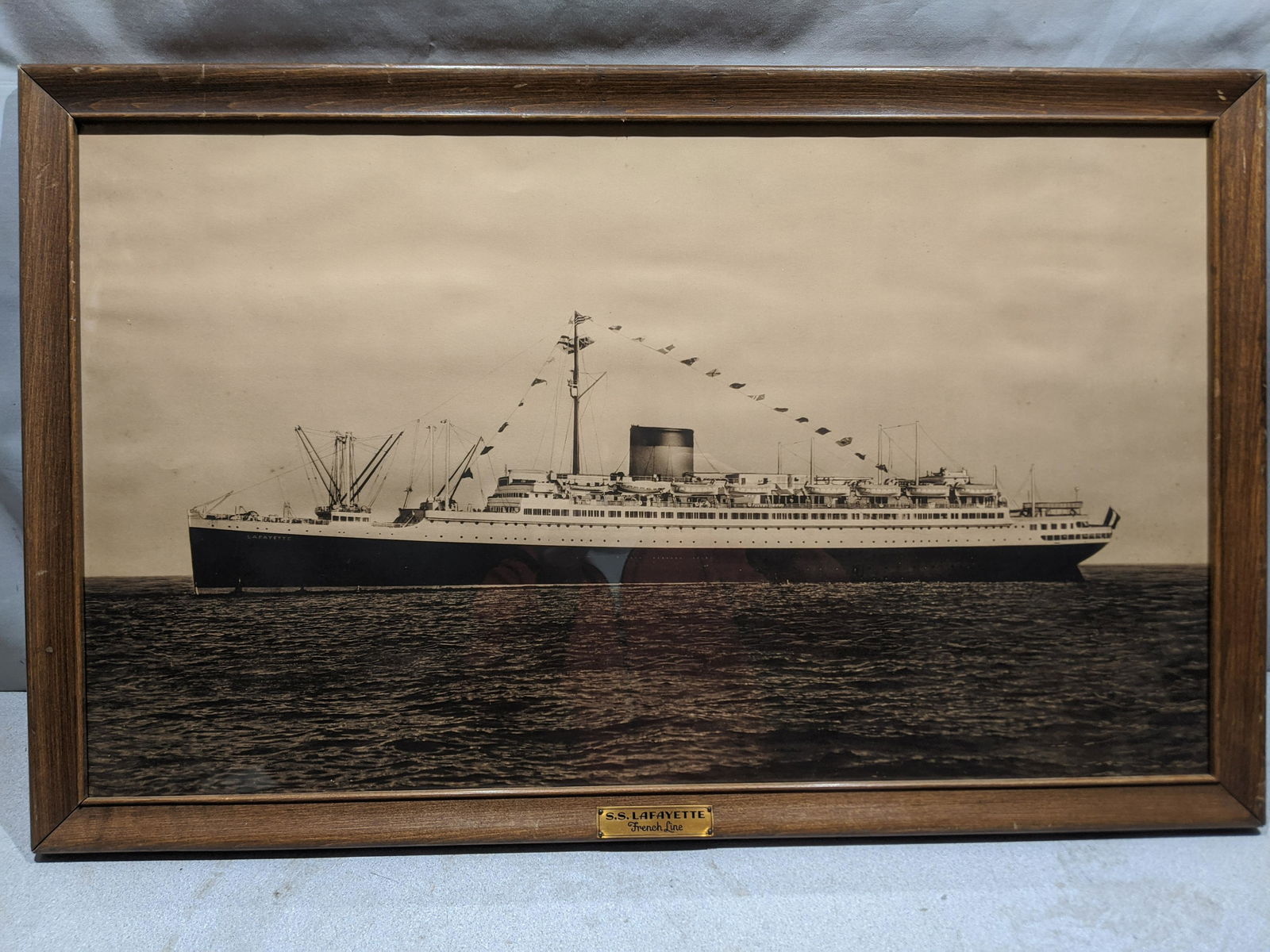 SS Lafayette French Line Steamship Framed Print (1 of 11)
