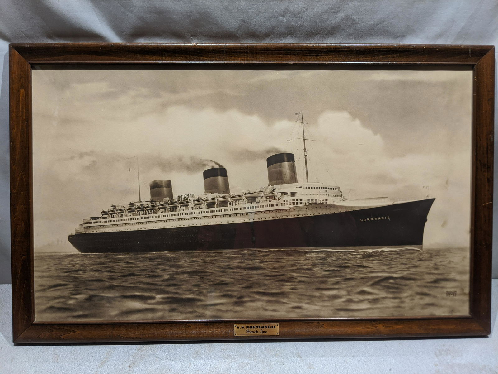 SS Normande French Line Steamship Framed Print (1 of 11)