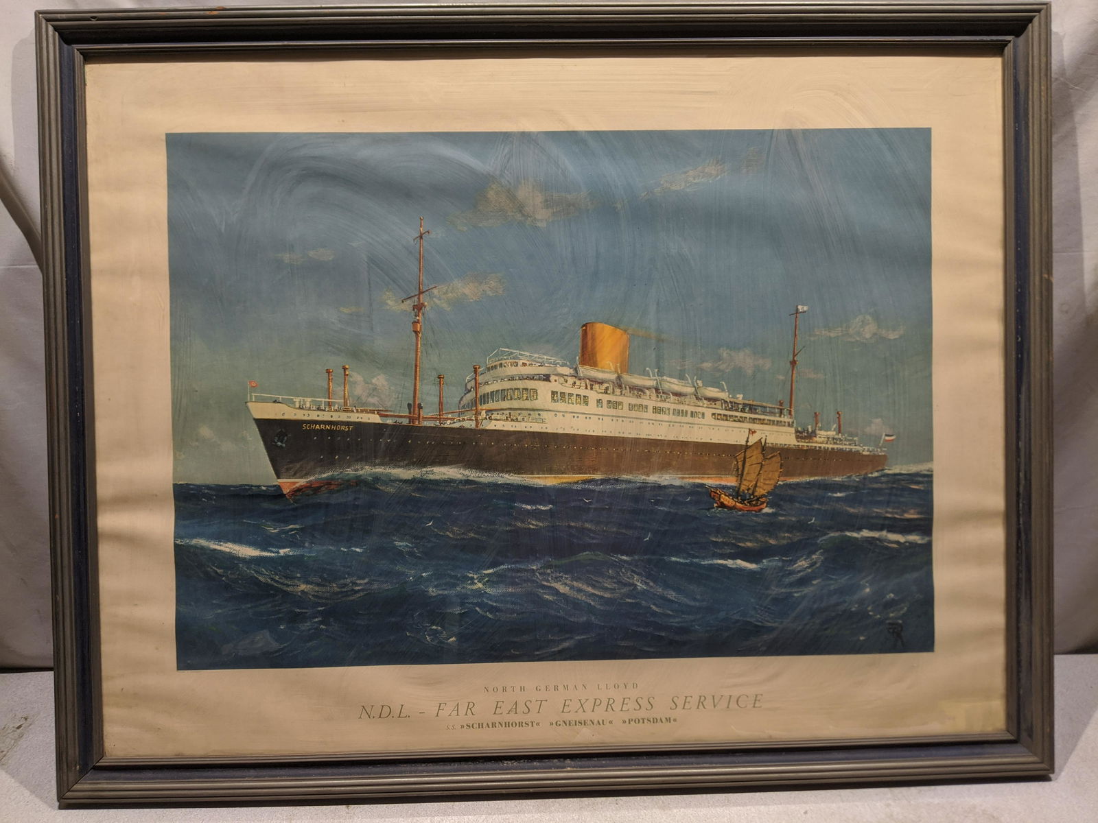 Scharnhorst Far East Express Steamship Framed Print (1 of 9)
