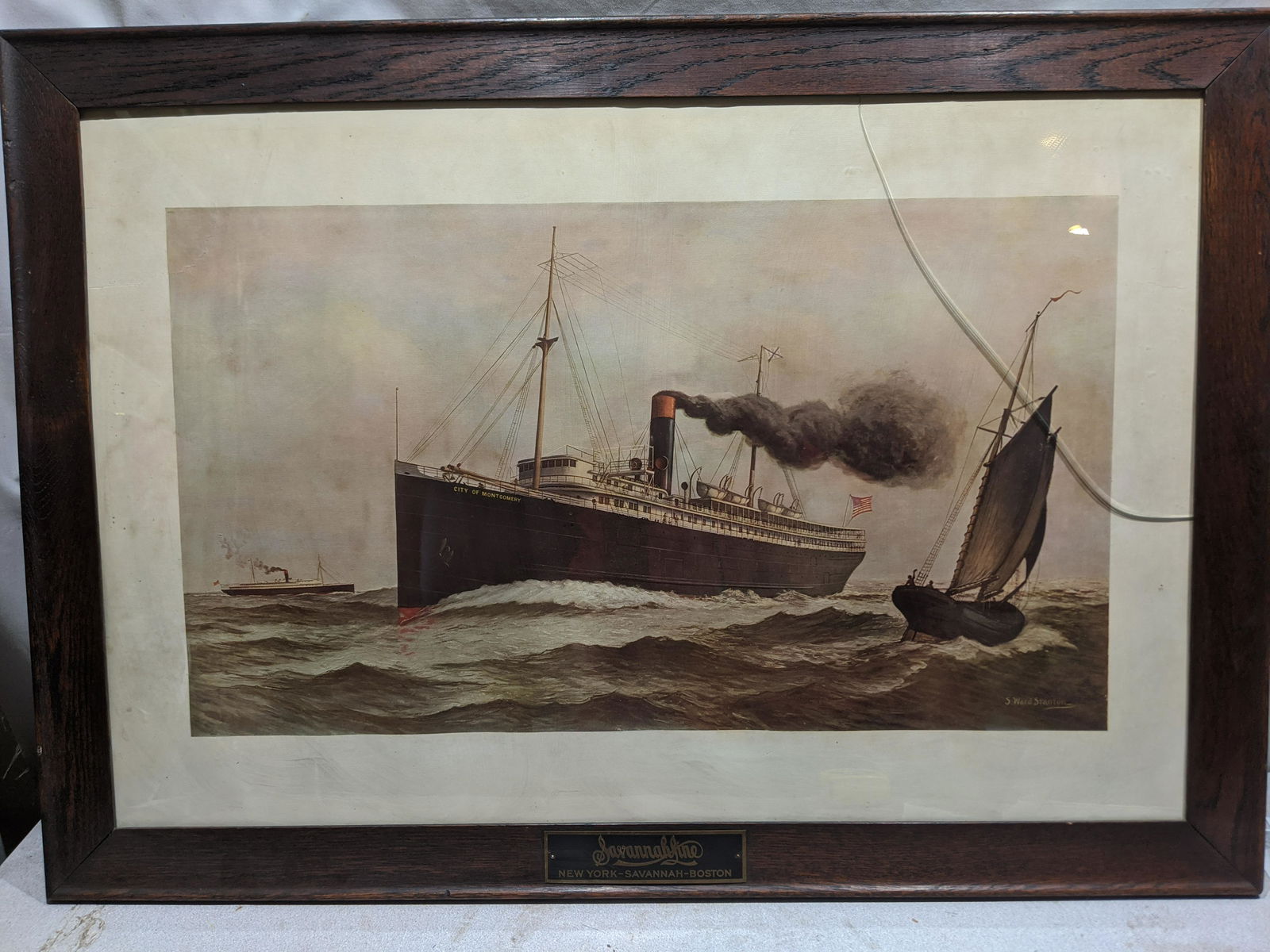 City Of Montgomery Savannah Line Steamship Print (1 of 12)