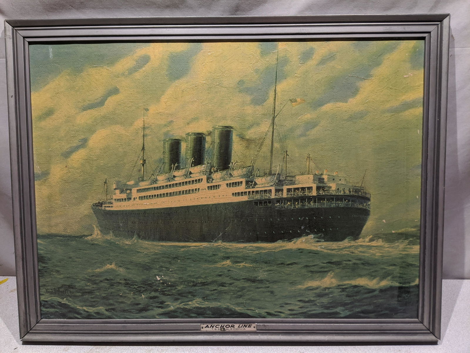 TSS Caledonia Anchor Line Steamship Print  Fred Hoertz (1 of 9)