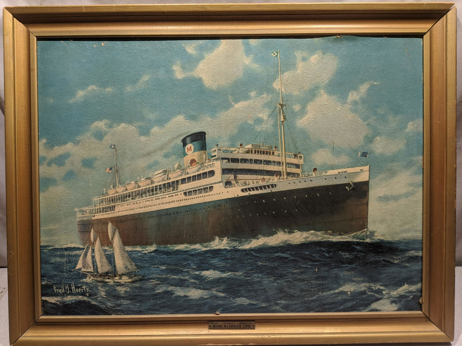 Moore-McCormack Lines Fred Hoertz Steamship Large Print (1 of 11)
