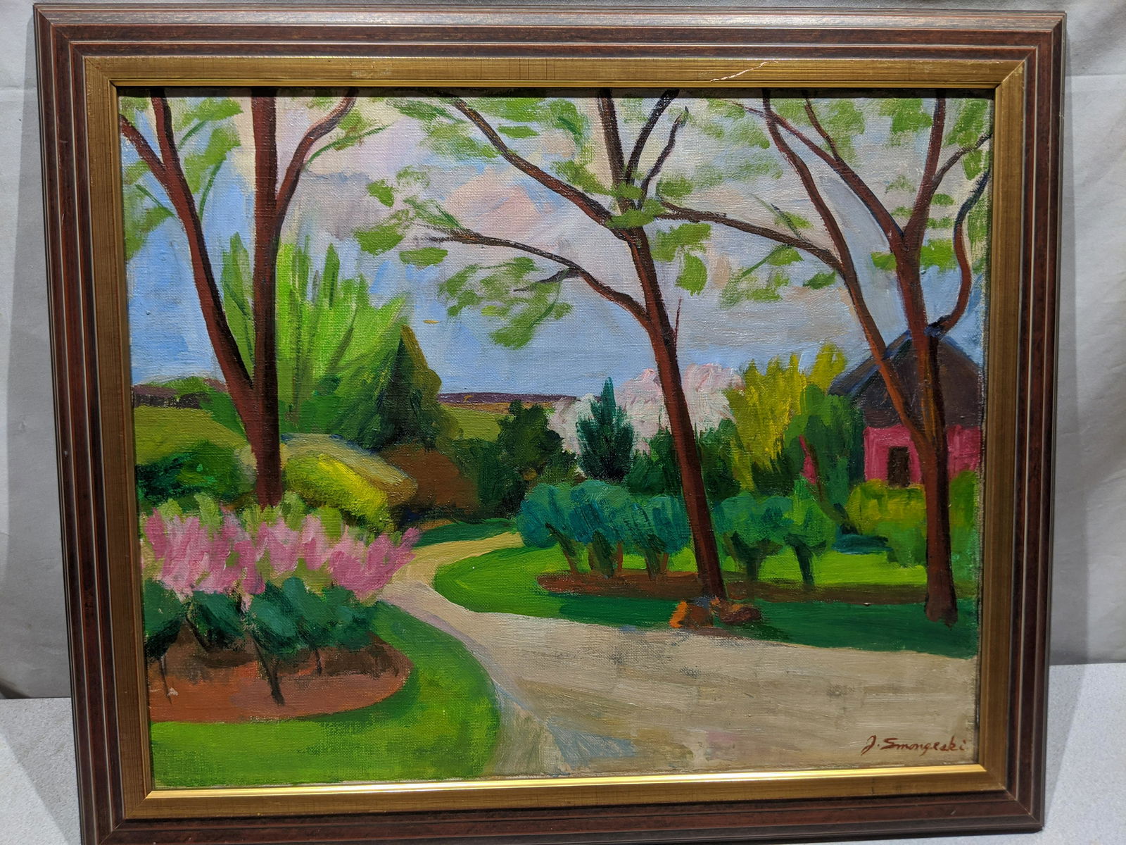 Joseph Smongeski Road to Cabin Oil Painting (1 of 13)