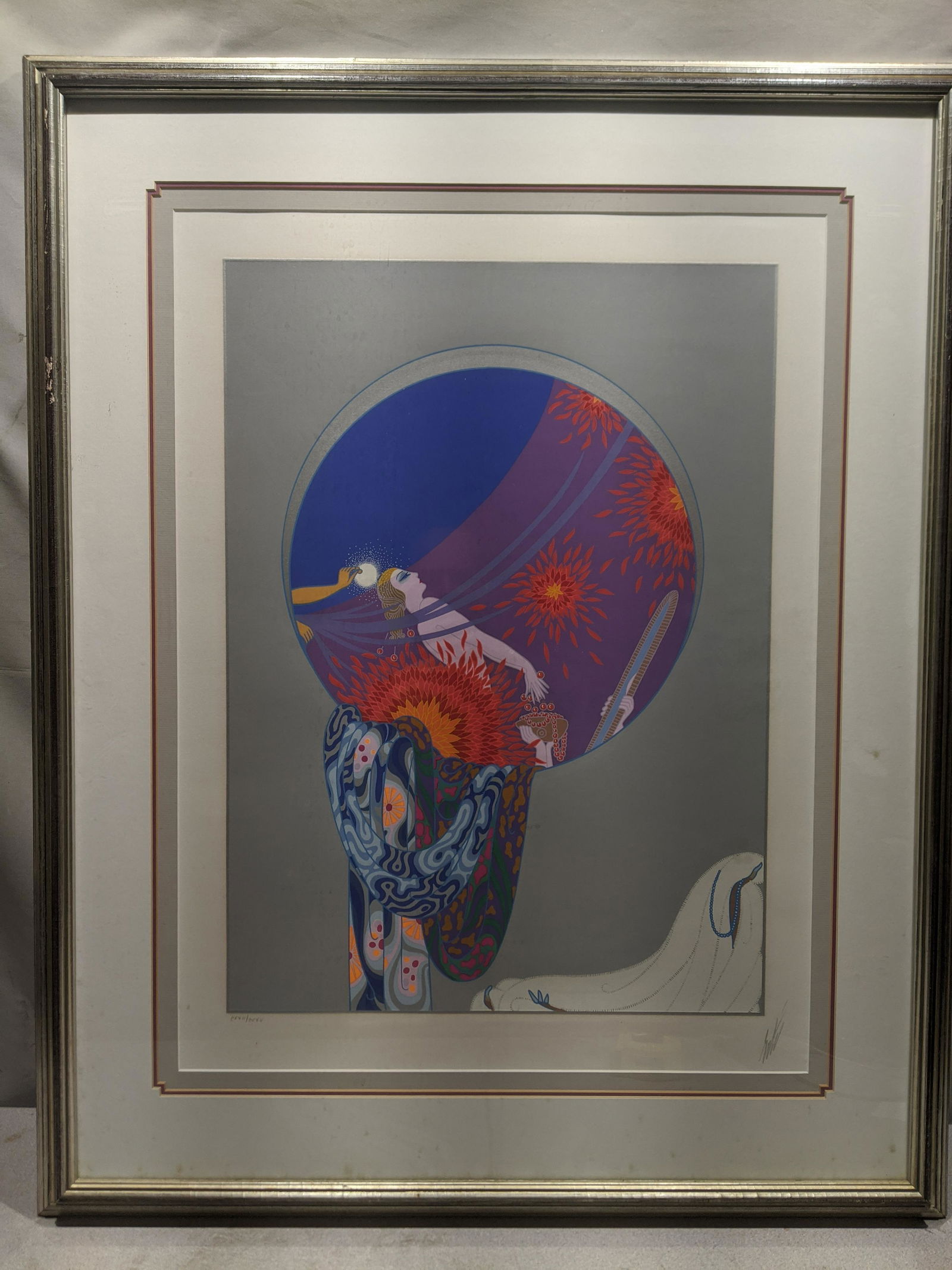 1982 Erte Nature's Valley Signed LTD ED Serigraph (1 of 15)