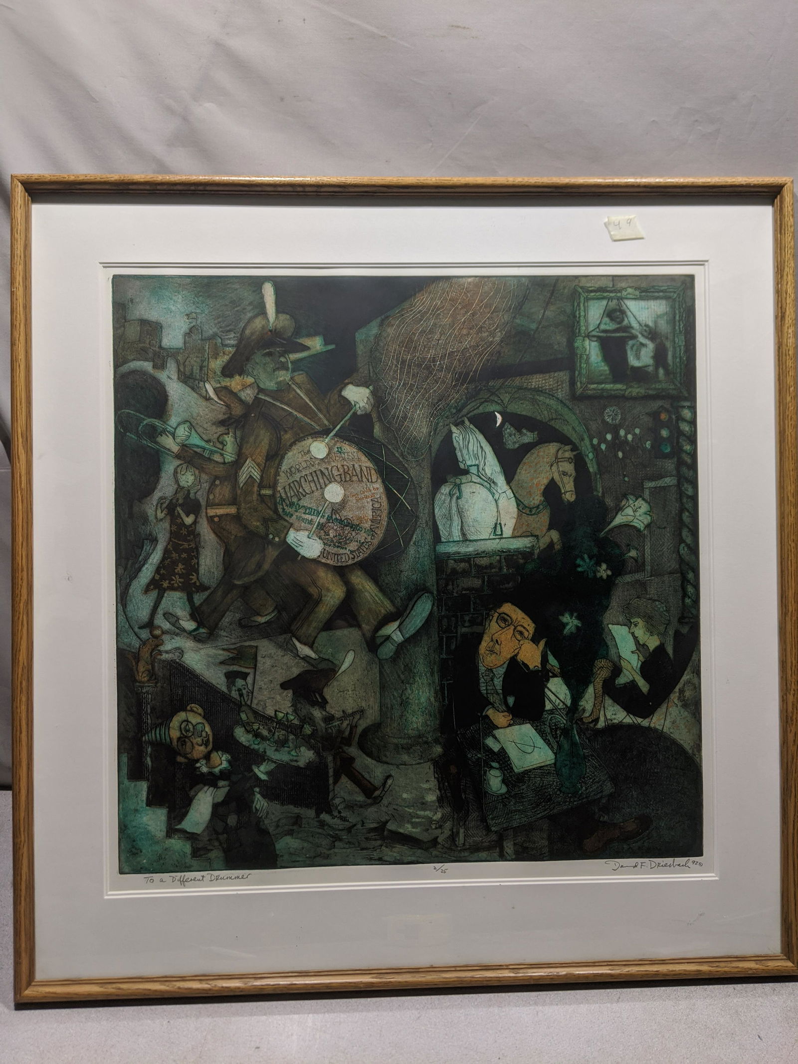 David Driesbach to A Different Drummer Lithograph (1 of 13)