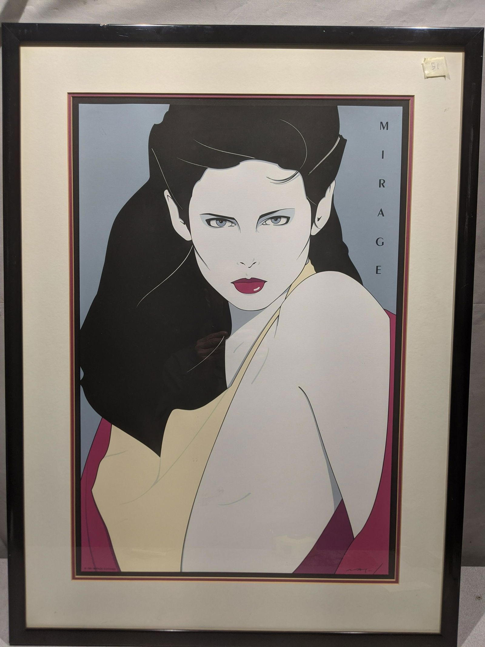 1981 Patrick Nagel Mirage Poster Serigraph (1 of 10)