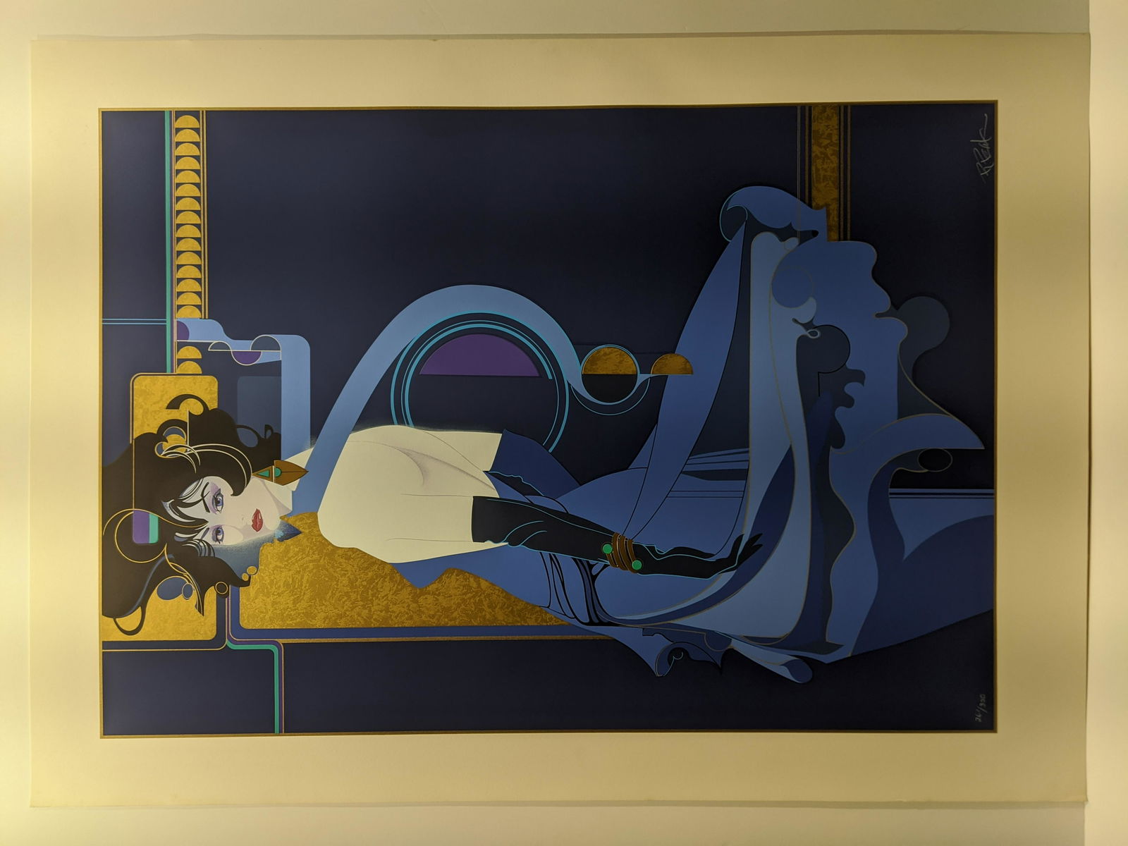 Robert Peak Blue Indigo LTD Ed Lithograph (1 of 12)