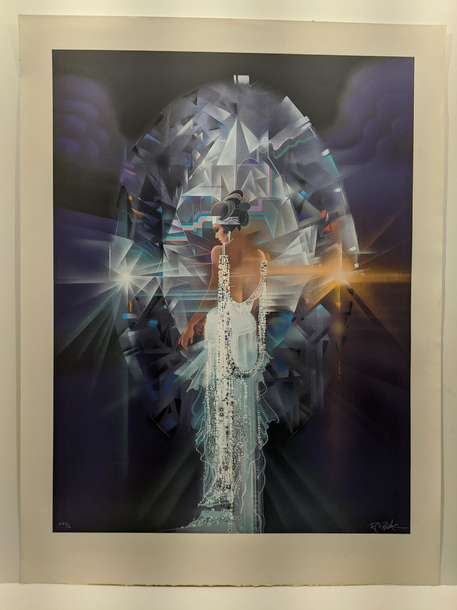 Robert Peak Lady in White LTD Ed Lithograph (1 of 10)