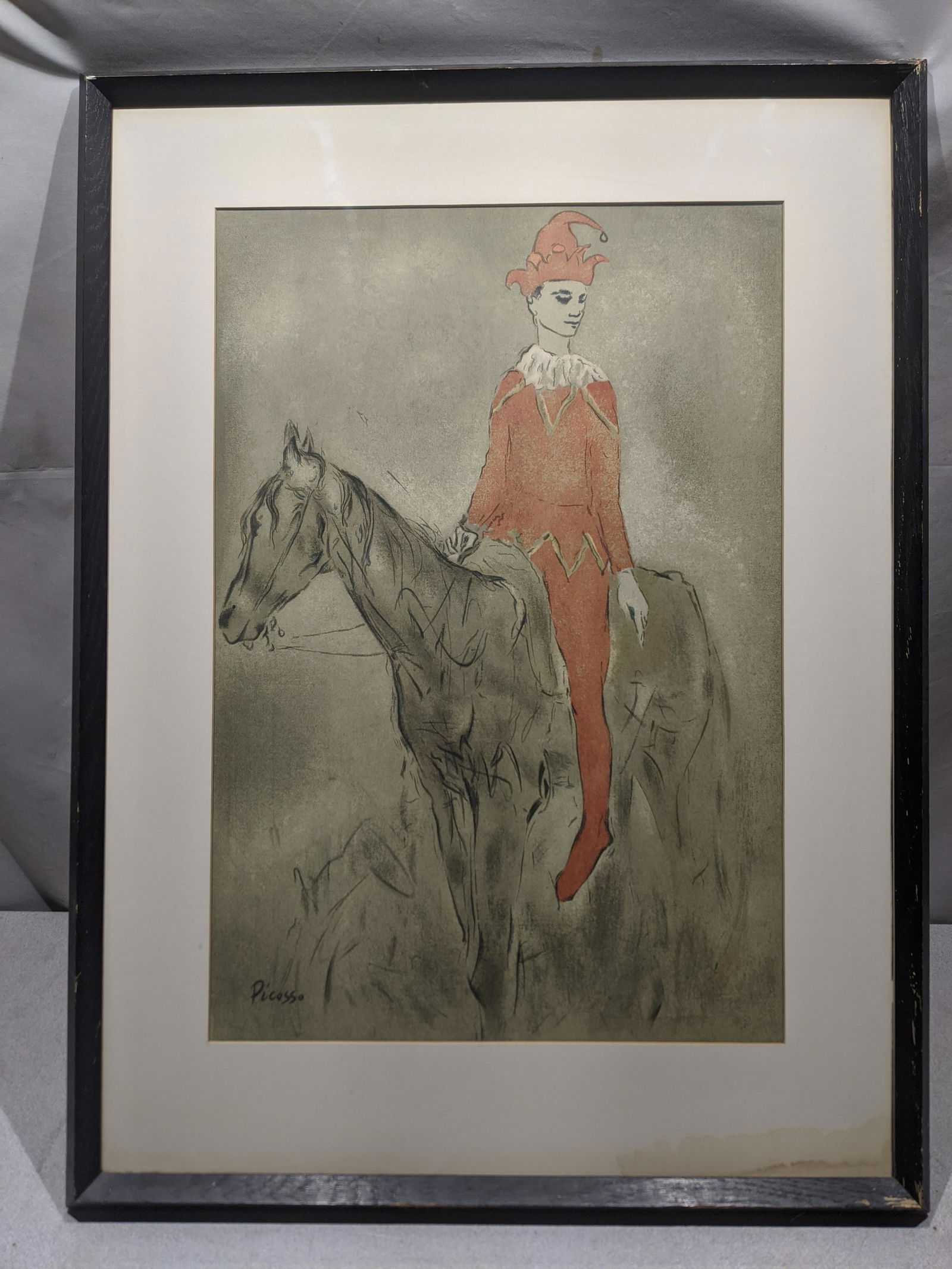 Early Pablo Picasso Harlequin on Horseback Print (1 of 12)