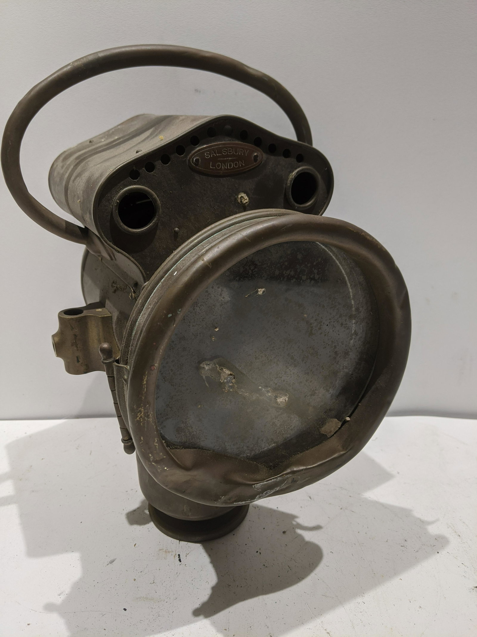 Antique Salsbury London Carriage Auto Car Lamp (1 of 9)