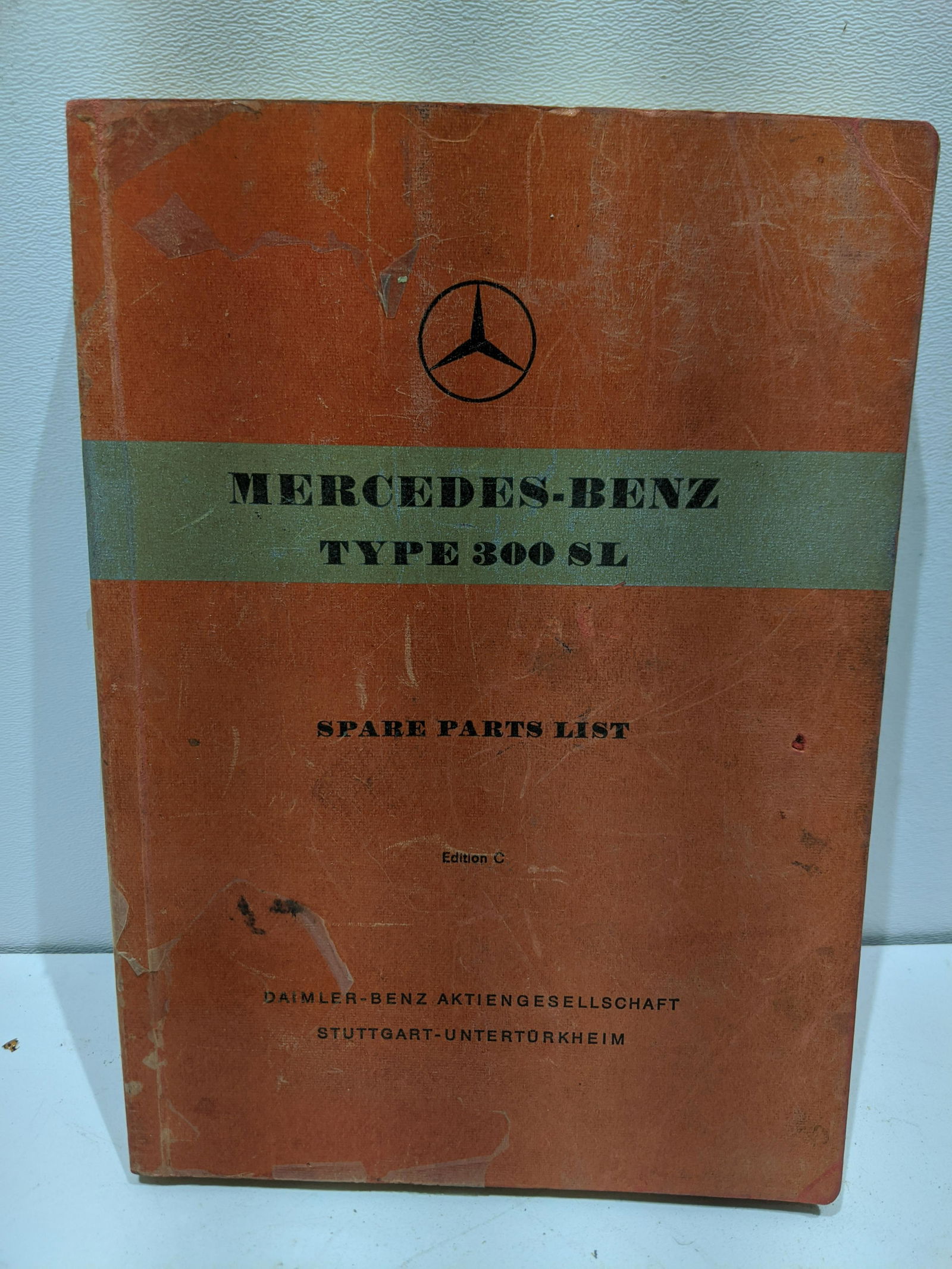 Mercedes-Benz Type 300SL Spare Parts List Edition C (1 of 4)