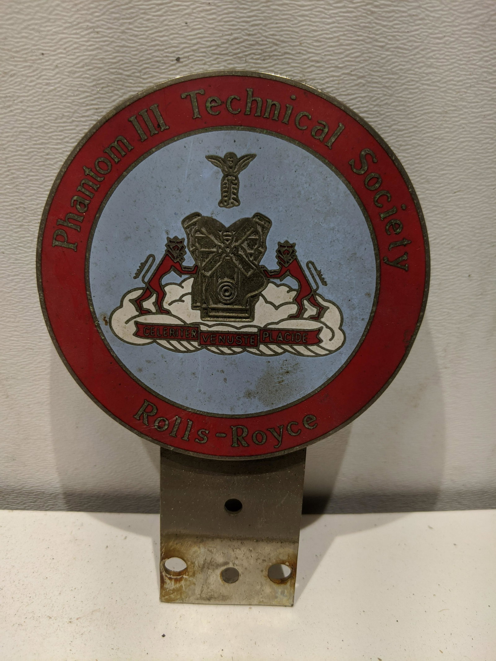 Rolls Royce Technical Society License Plate Topper (1 of 3)