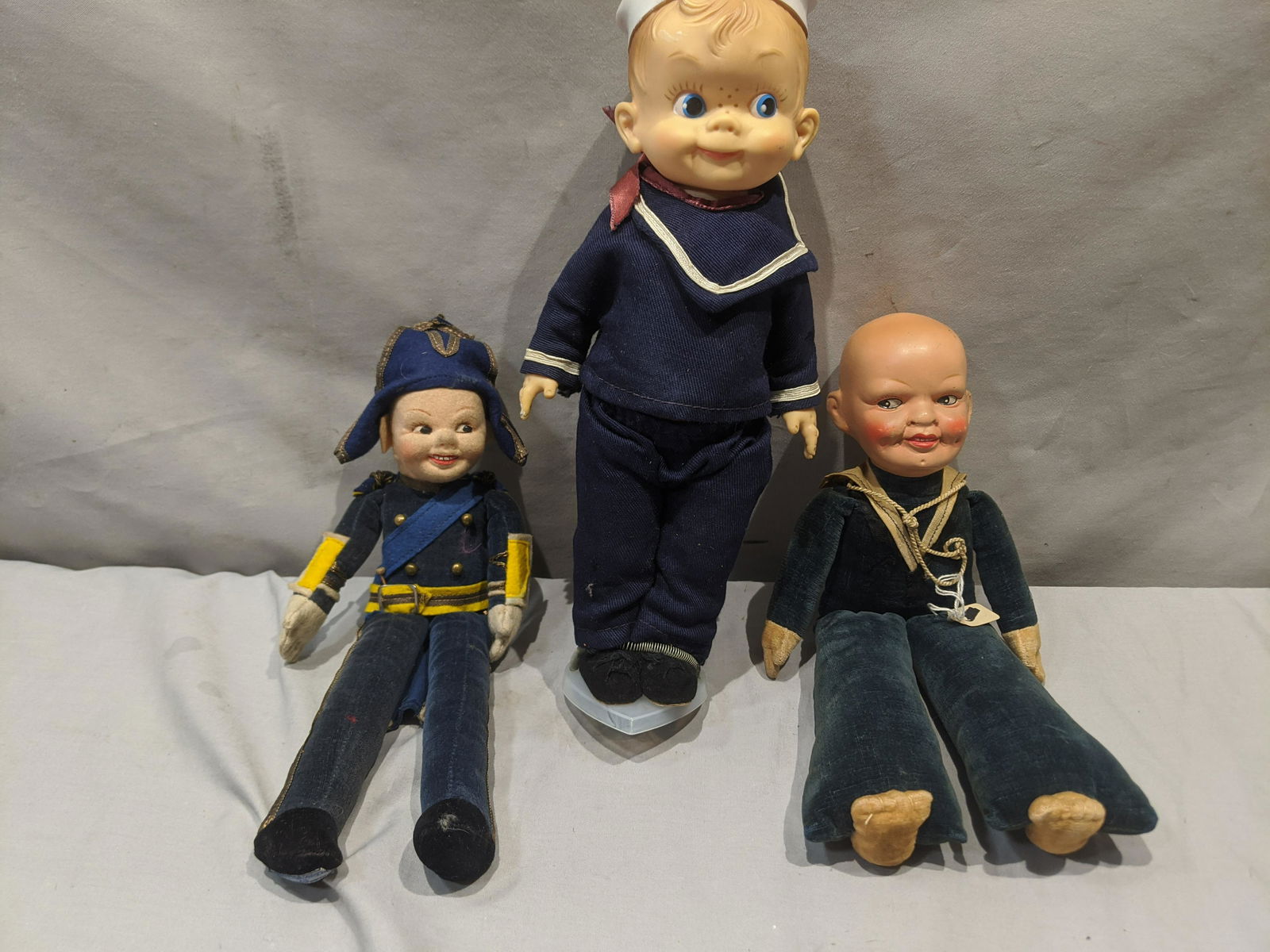 Lot 3 Sailor Dolls Nora Welings England & F&B Mickey (1 of 6)