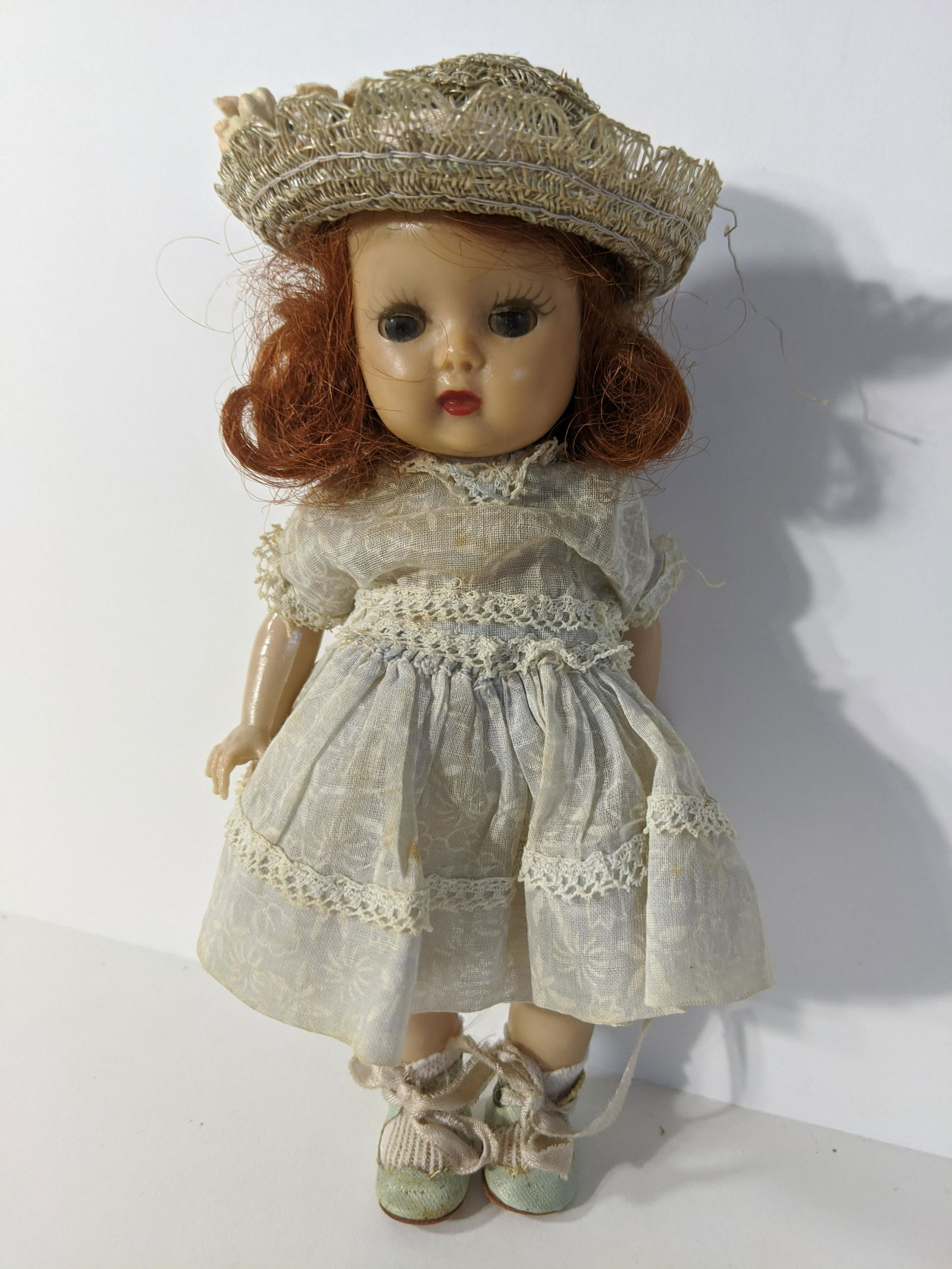 1950's Nancy Ann Muffie Doll Girl w/ Hat (1 of 4)
