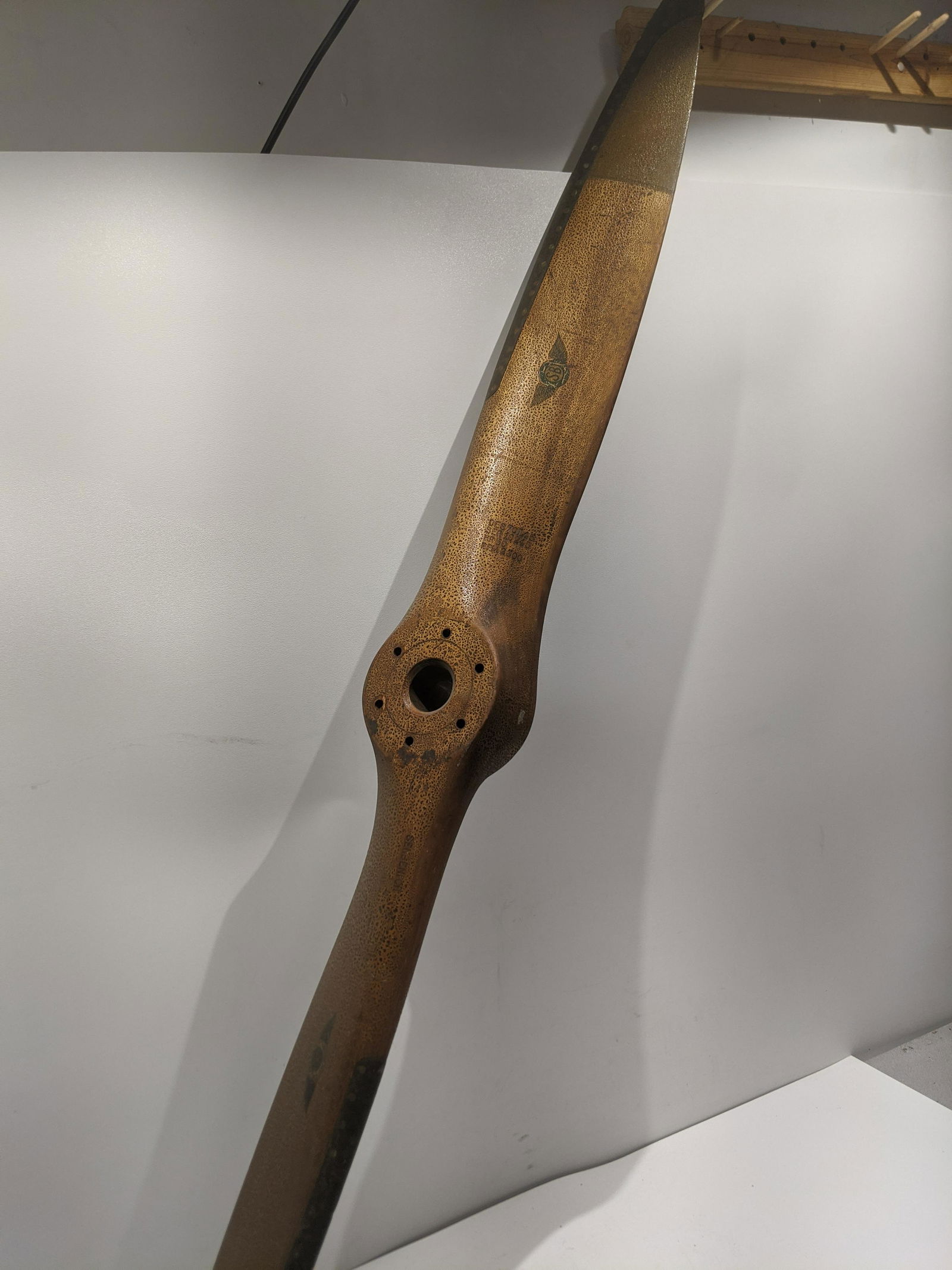 Antique Sensenrich Brothers Wooden Airplane Propeller (1 of 7)