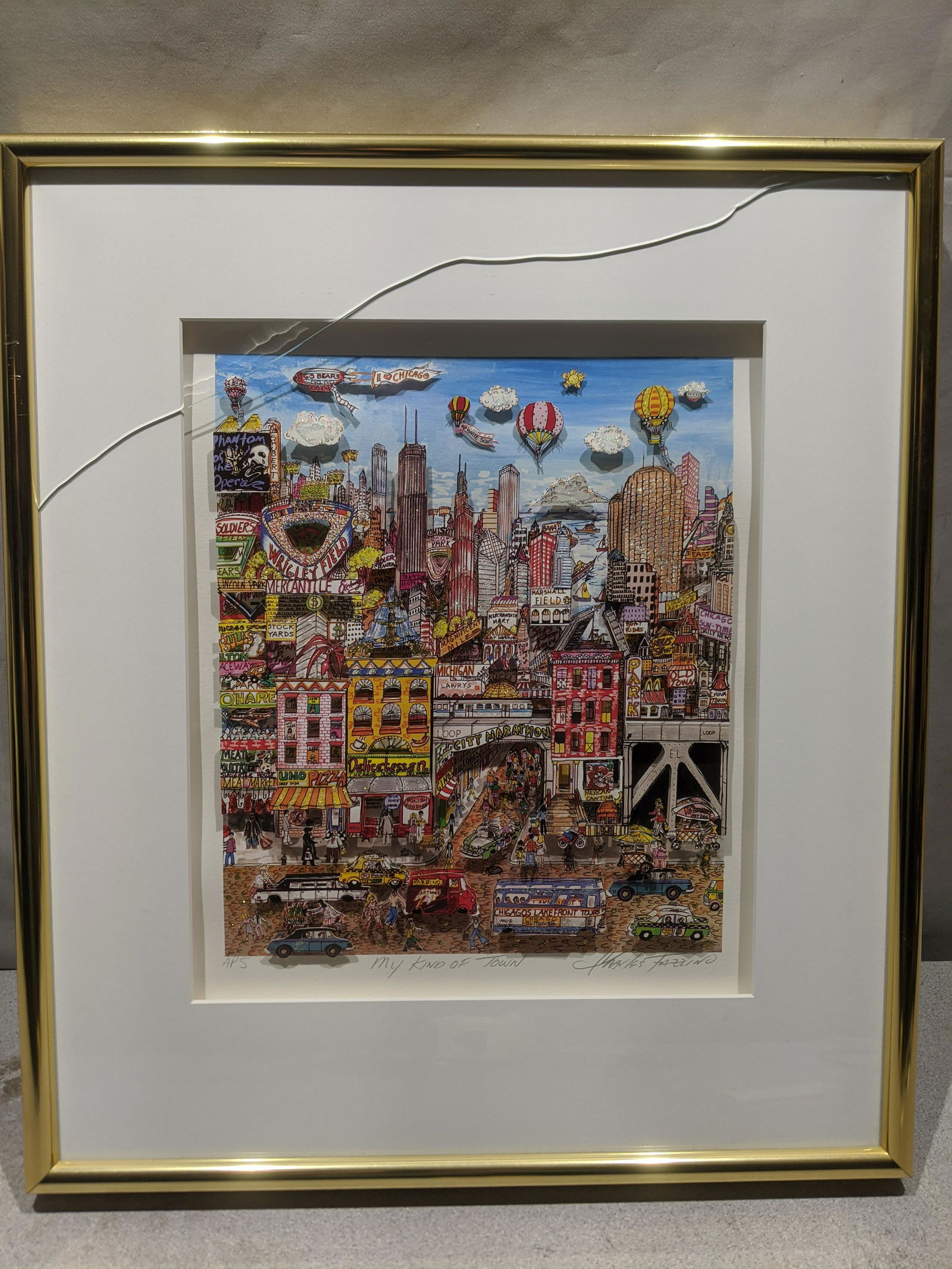 Charles Fazzino My Kind of Town 3D Serigraph (1 of 11)
