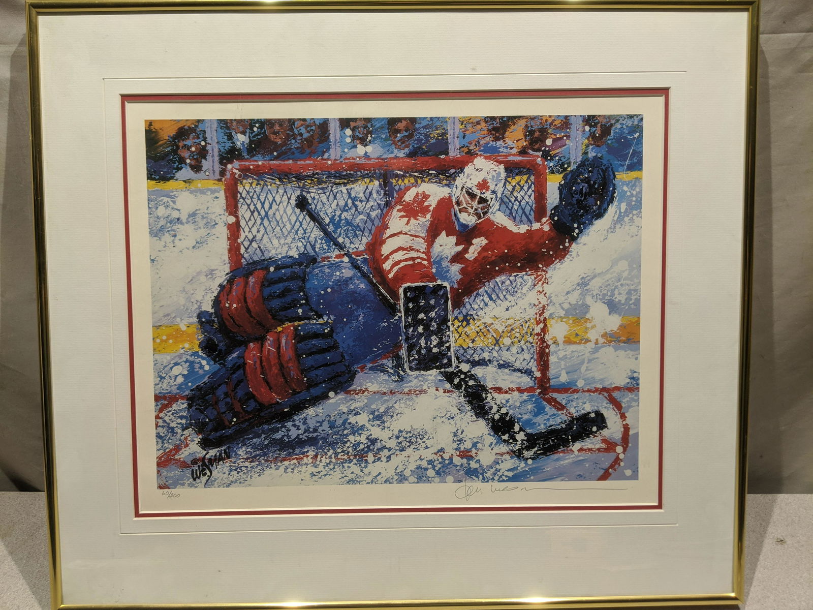 Ken Wesman Toronto Maple Leafs Hockey Lithograph (1 of 12)