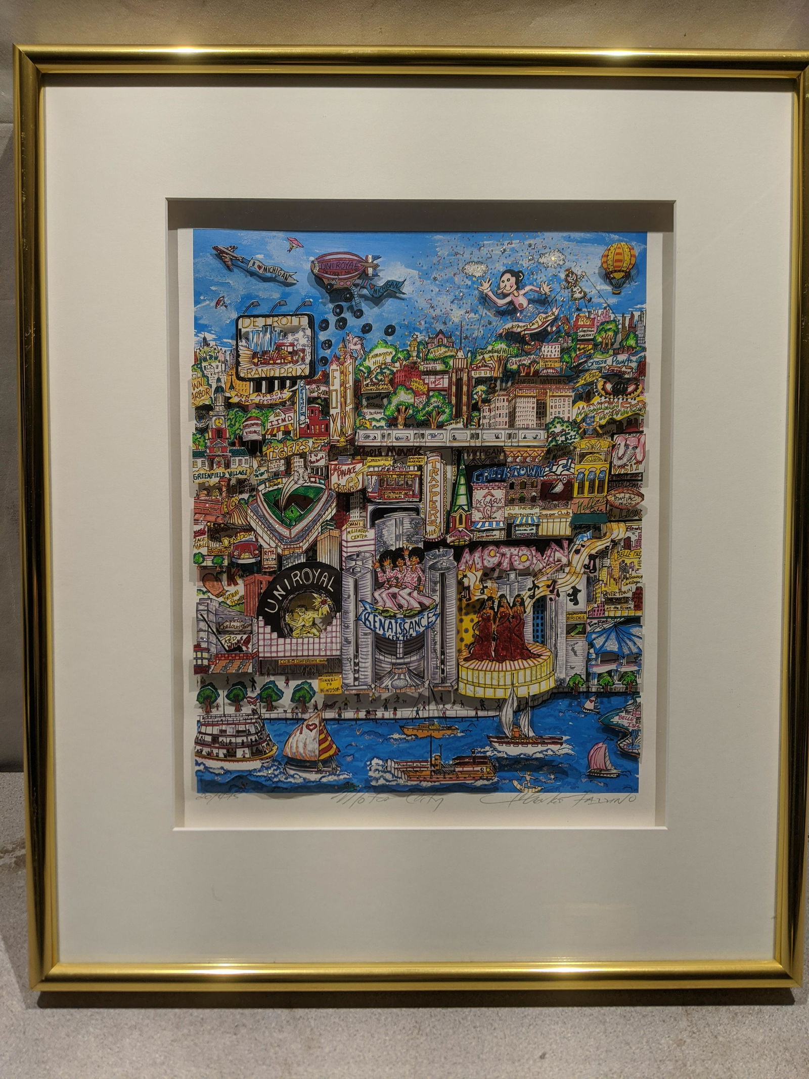 Charles Fazzino Motor Cirt 3D Serigraph (1 of 11)