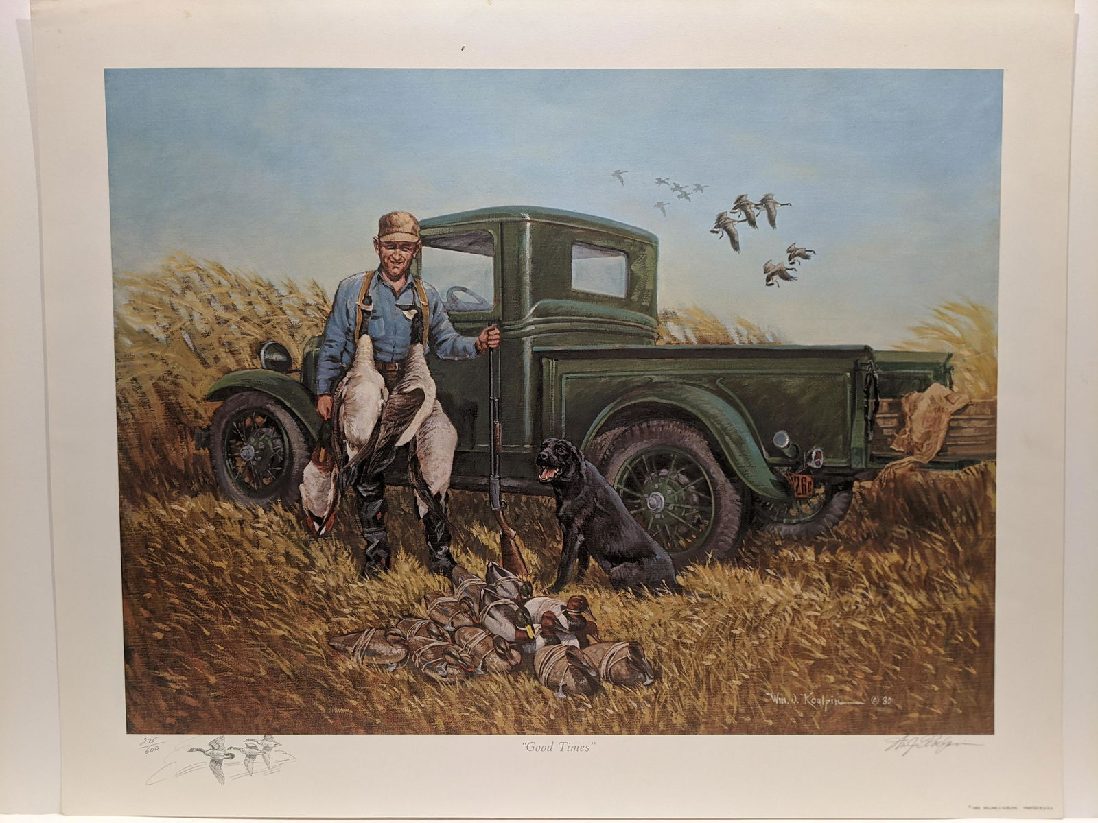 1980 William Koelpin Good Times LTD ED Lithograph (1 of 12)