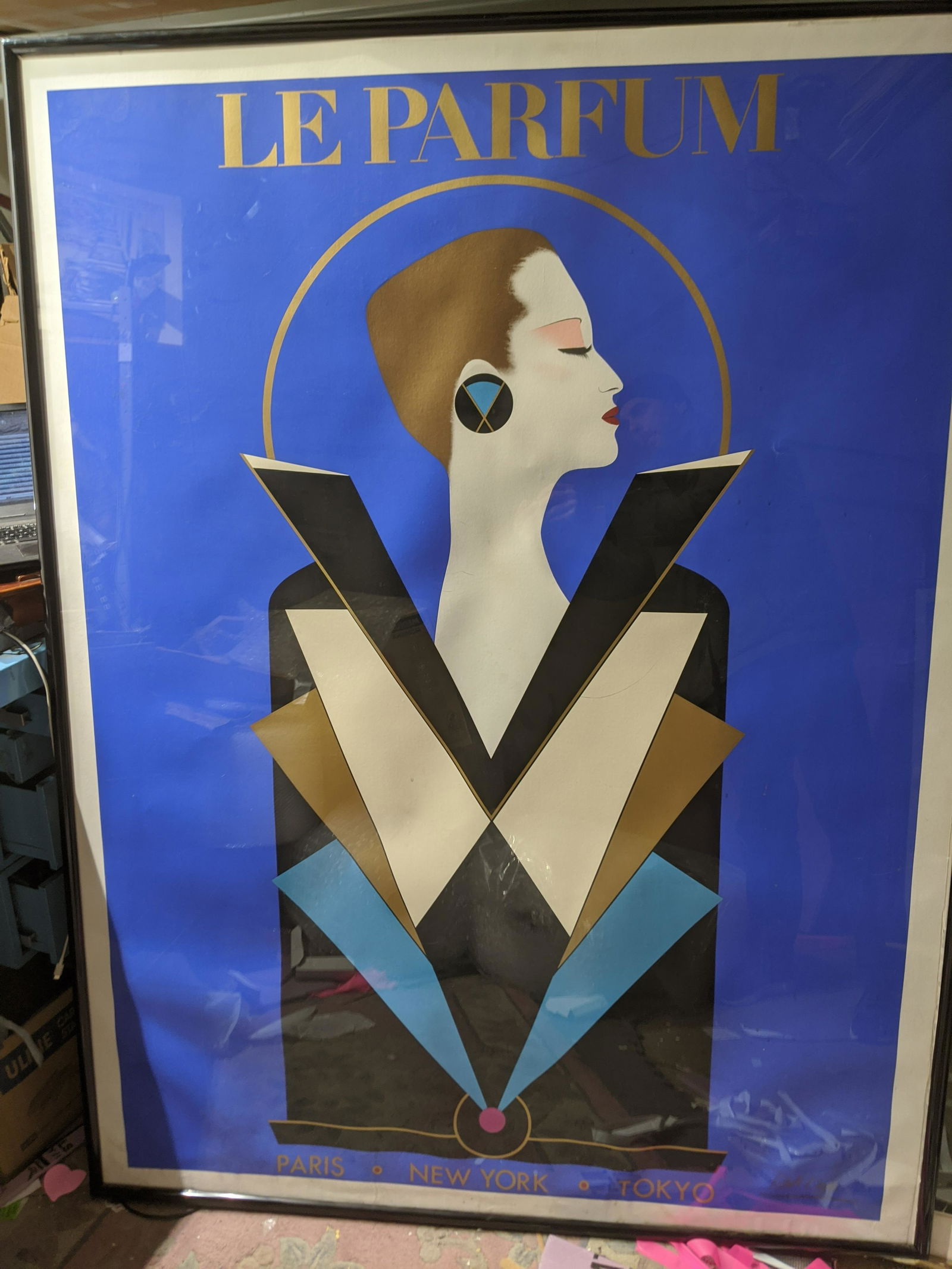 HUGE Razzia Le Purfum French Poster (1 of 7)