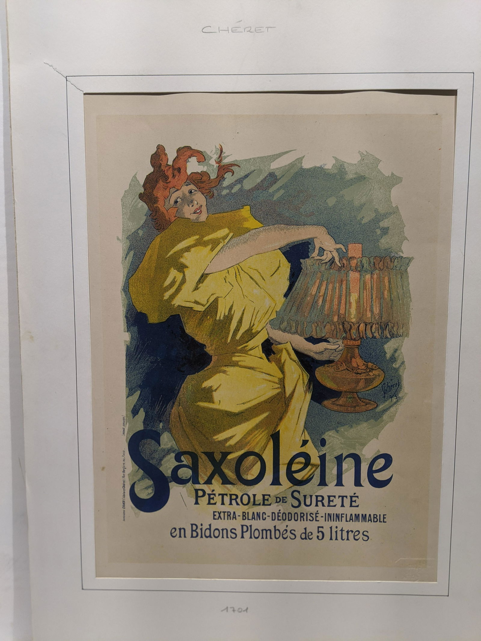 Maitres de L'Affiche PL 13 Chenet Saxoleine Litho (1 of 11)