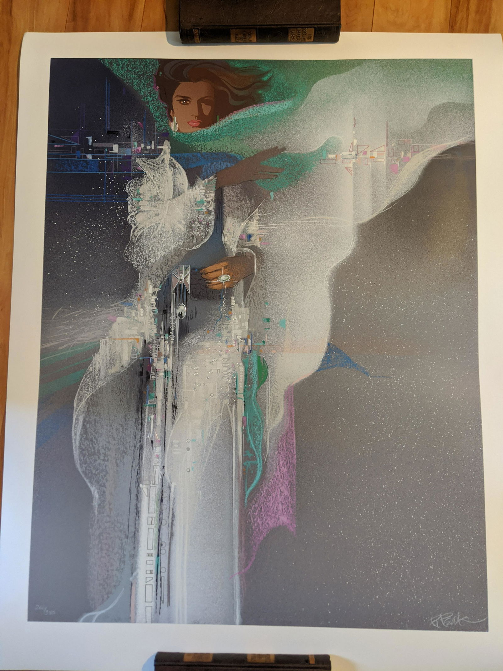 Robert Peak Lady in White II LTD Ed Lithograph (1 of 11)