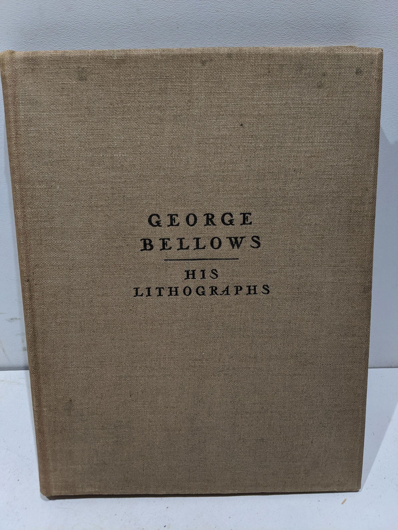 1928 George Bellows His Lithographs Book Revised Ed (1 of 7)