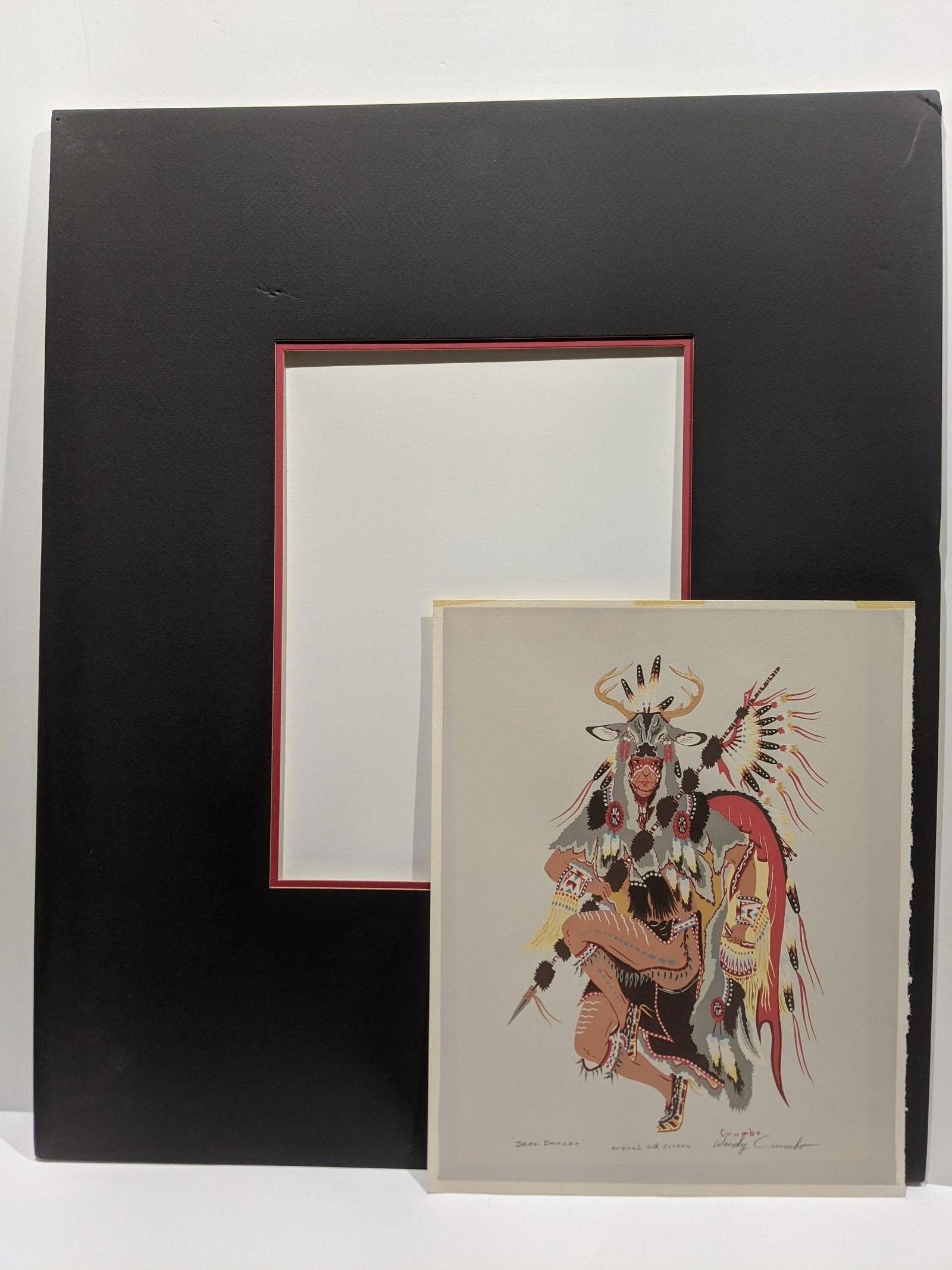 Woody Crumbo American Indian Deer Dance Silkscreen (1 of 10)